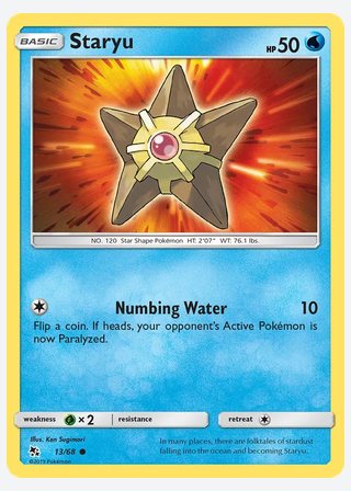 Staryu — catalogusbeeld