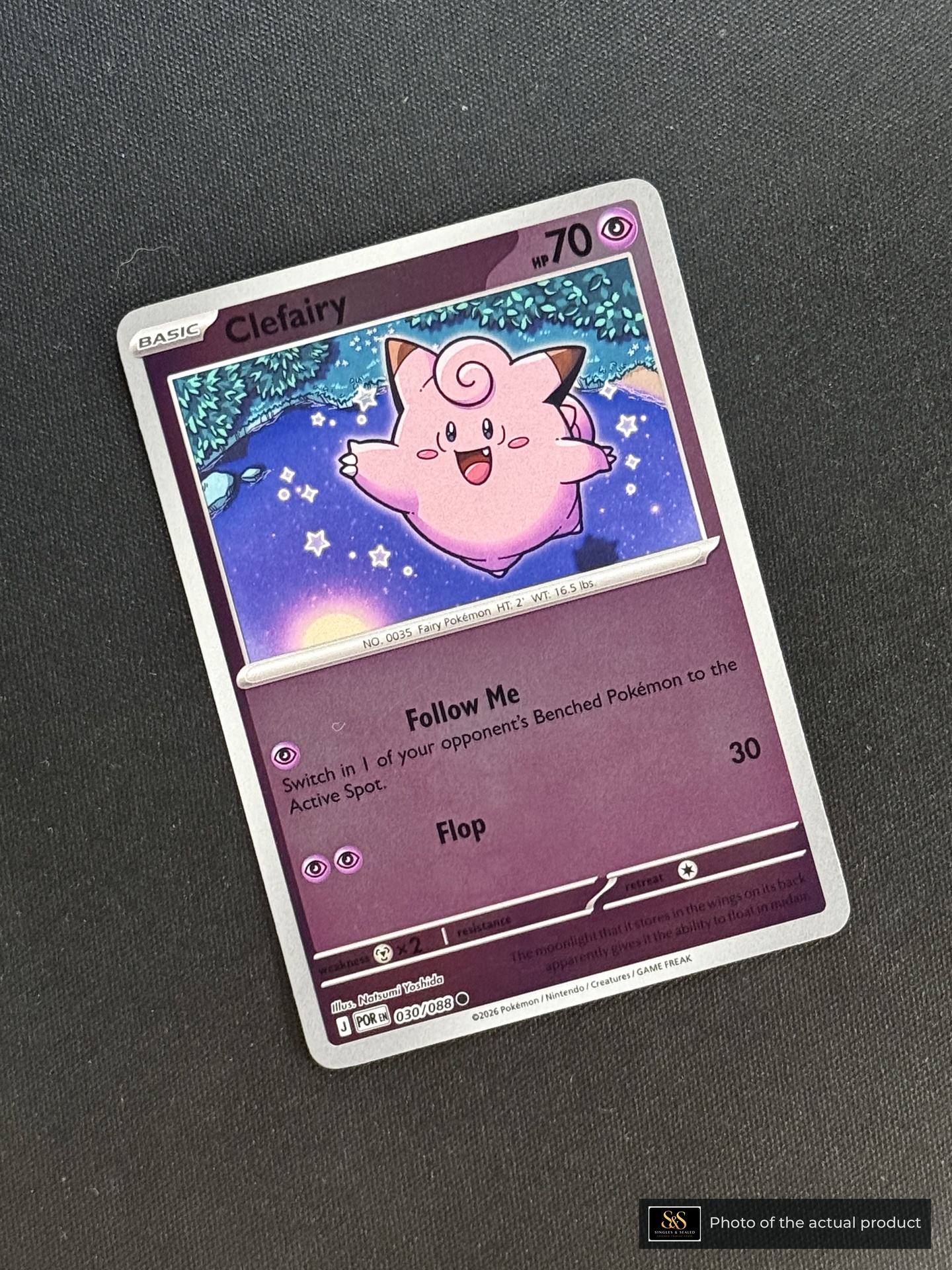 Clefairy — echte voorzijde