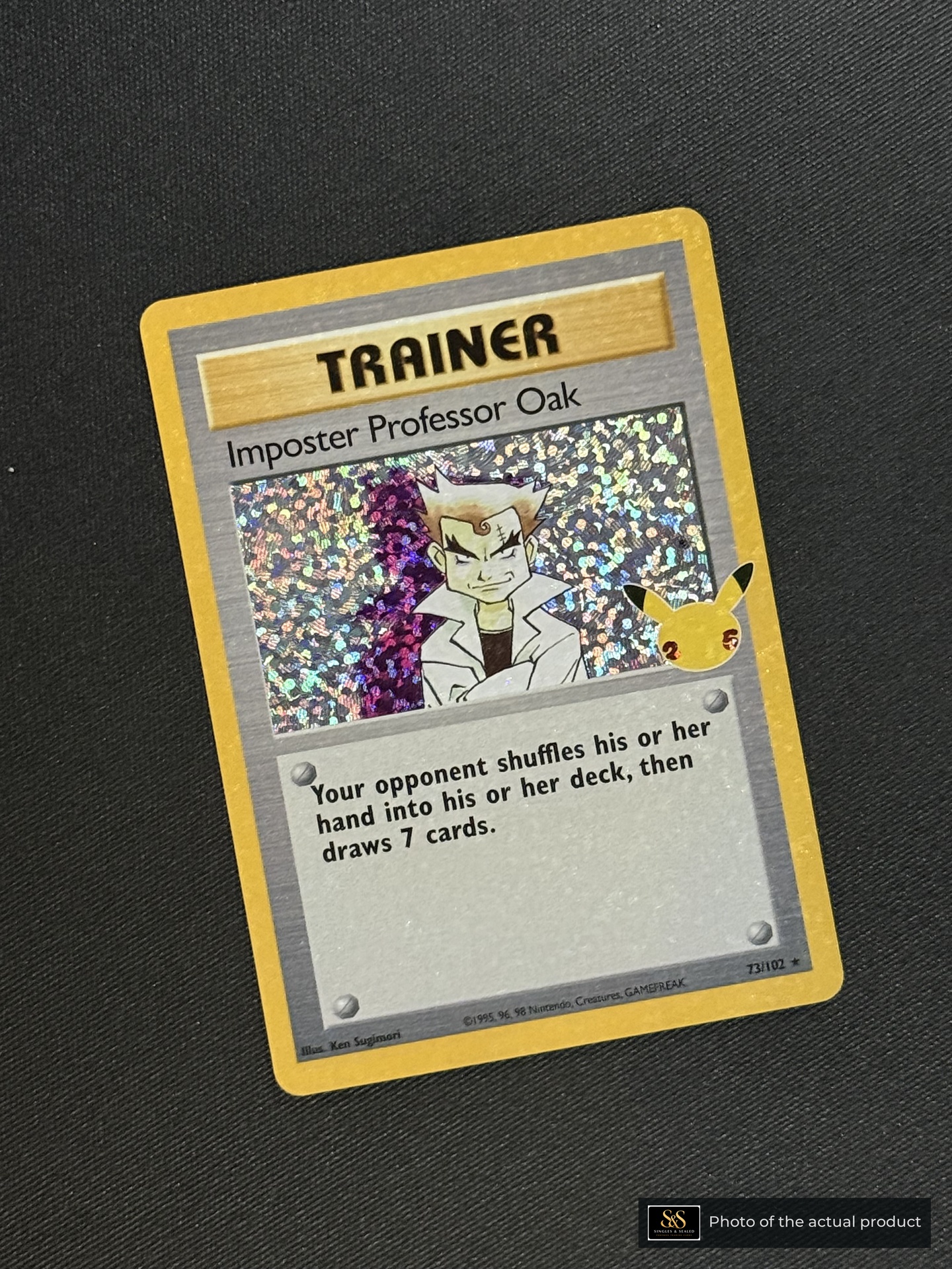 Imposter Professor Oak — echte voorzijde