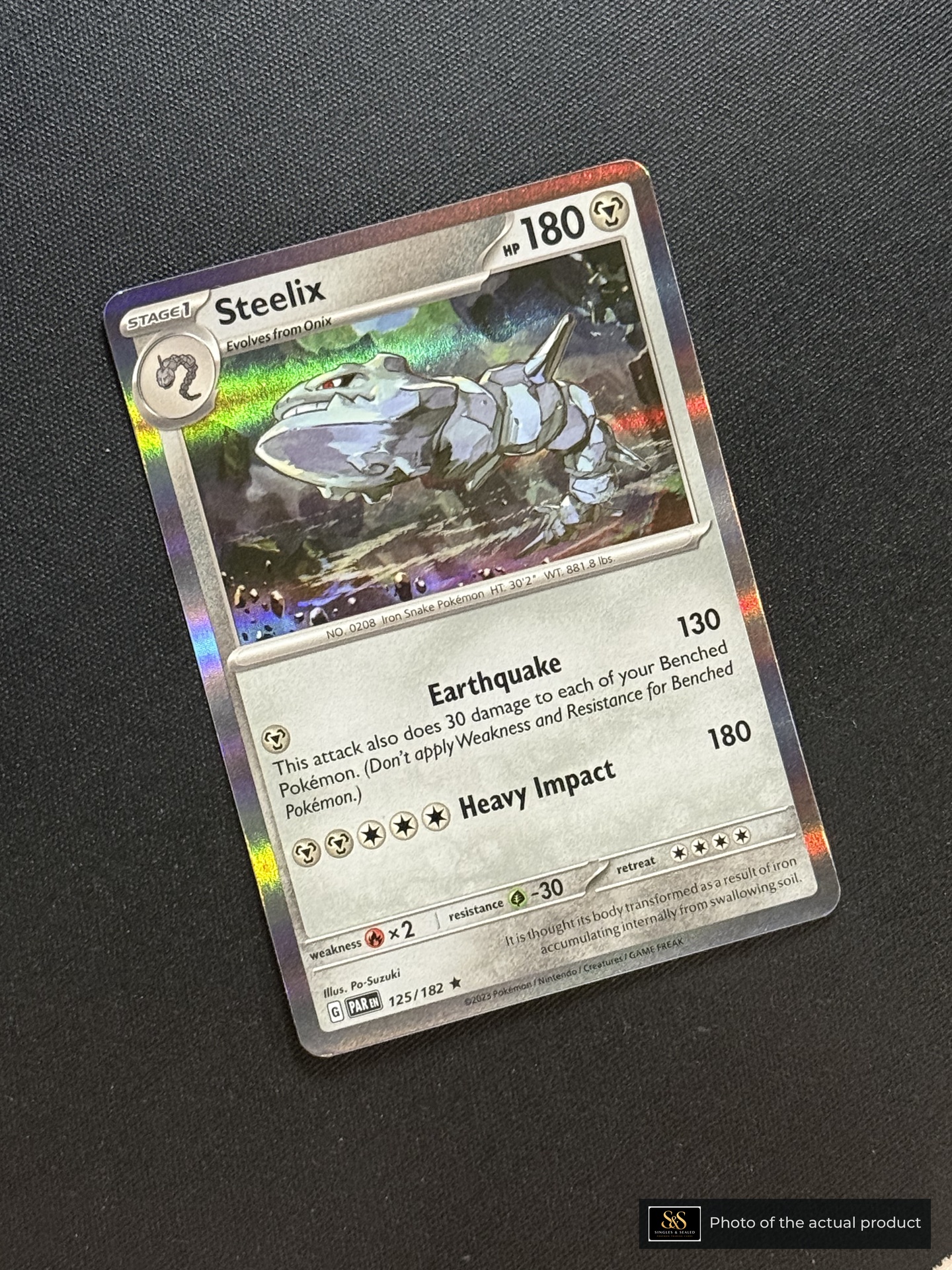 Steelix — echte voorzijde