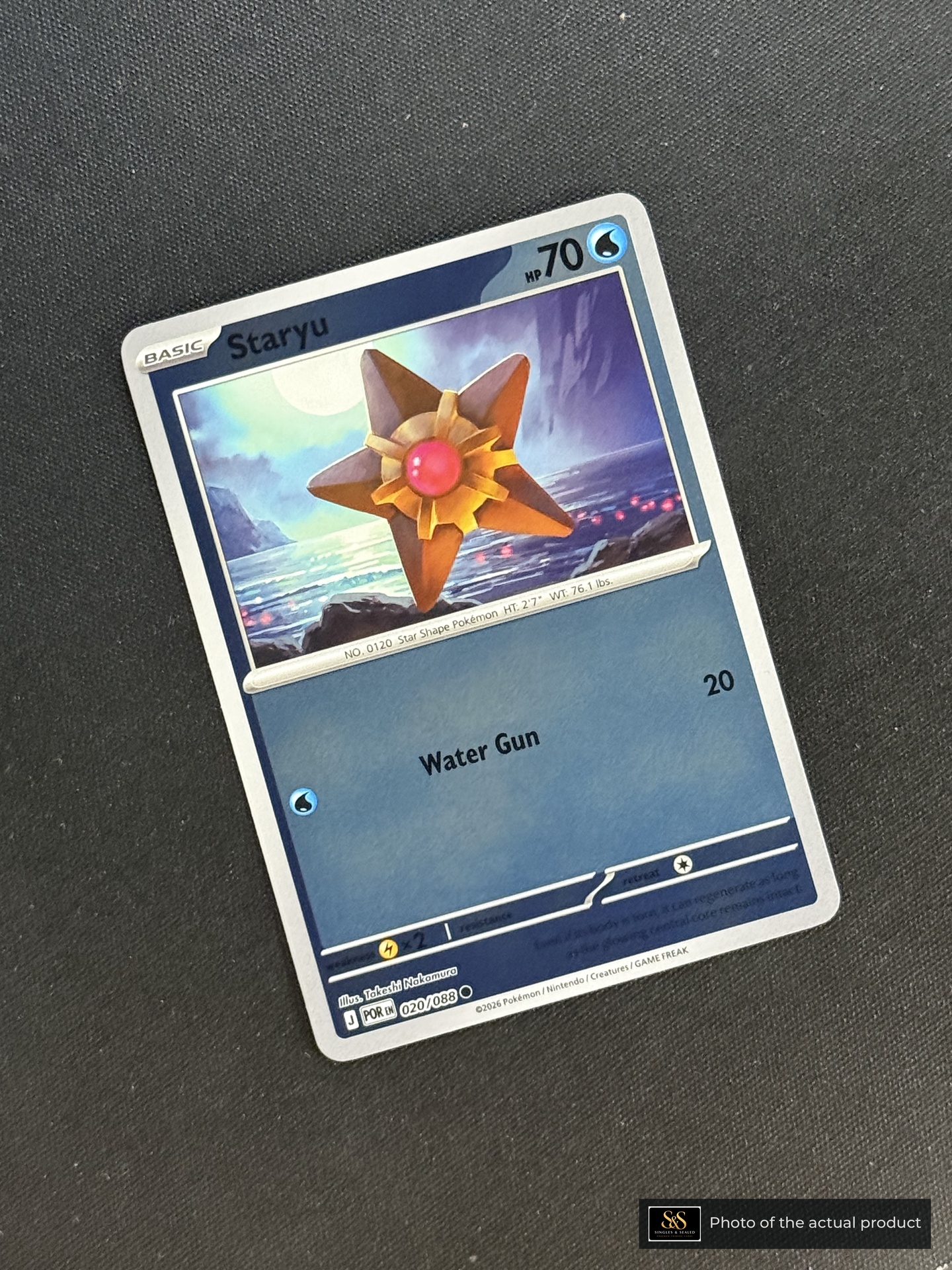 Staryu — echte voorzijde