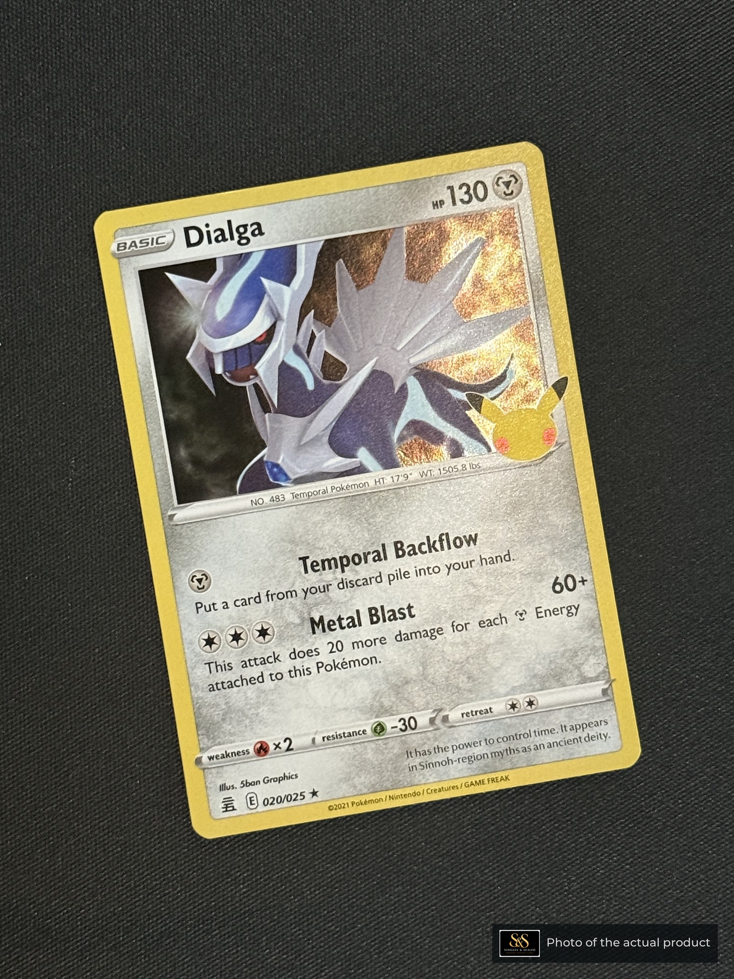 Dialga — echte voorzijde