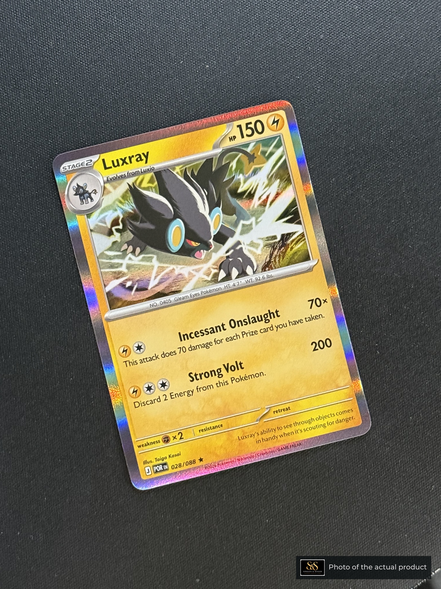 Luxray — echte voorzijde