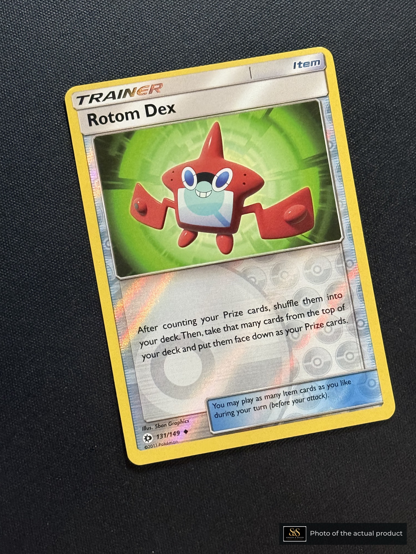 Rotom Dex — echte voorzijde