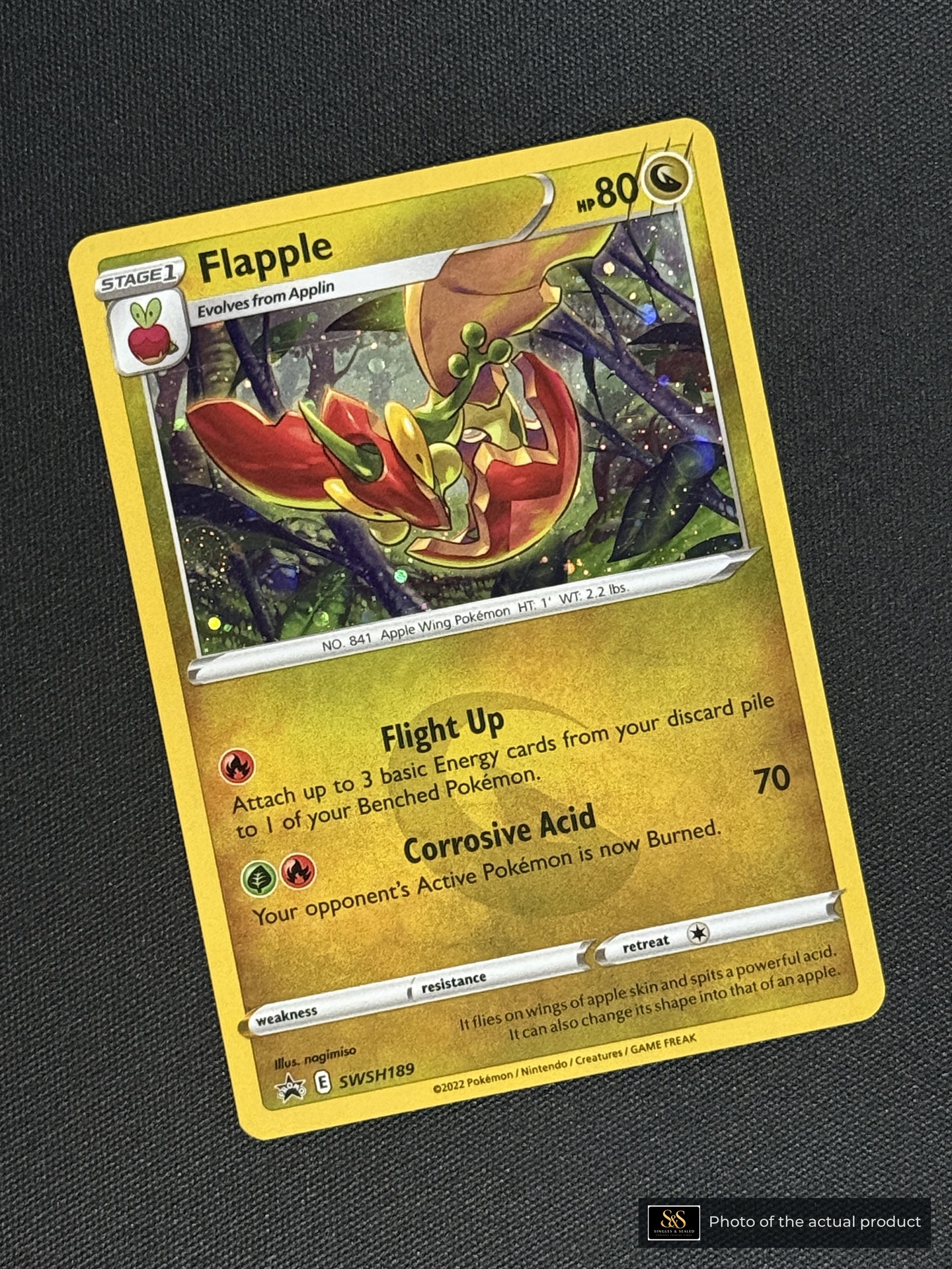 Flapple — echte voorzijde