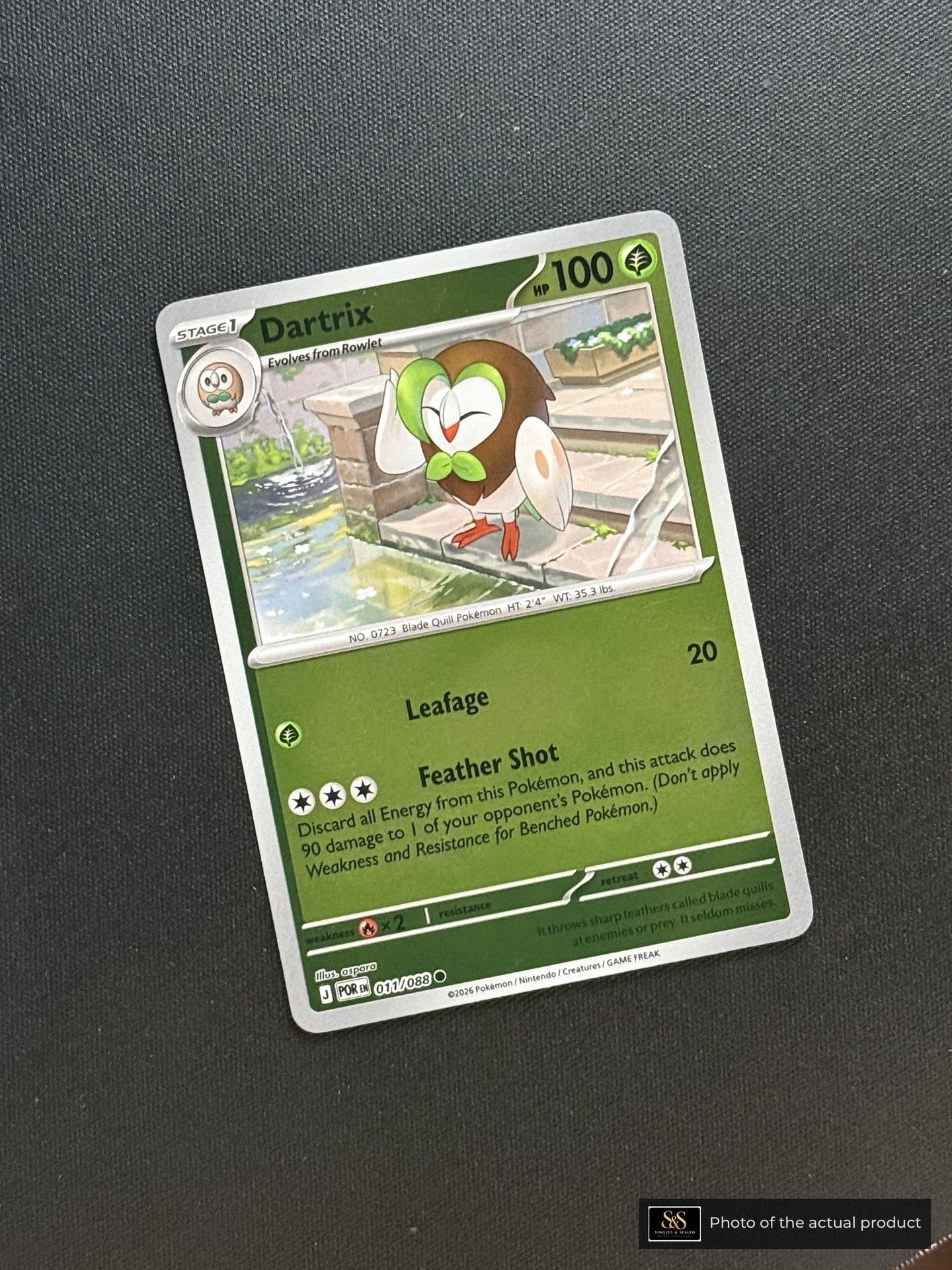 Dartrix — echte voorzijde