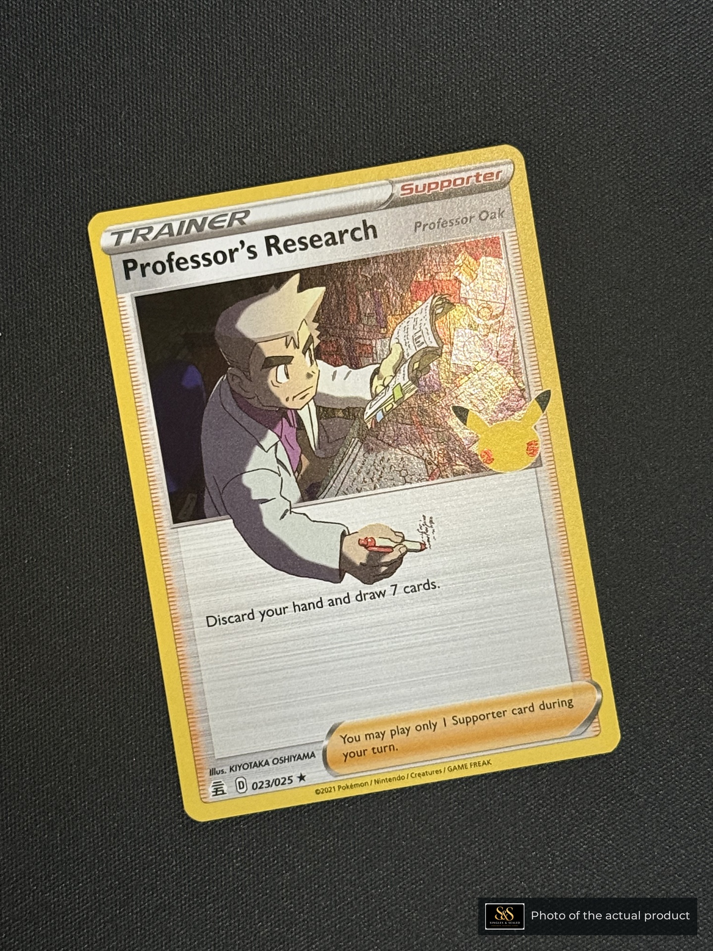 Professor's Research (Professor Oak) — echte voorzijde