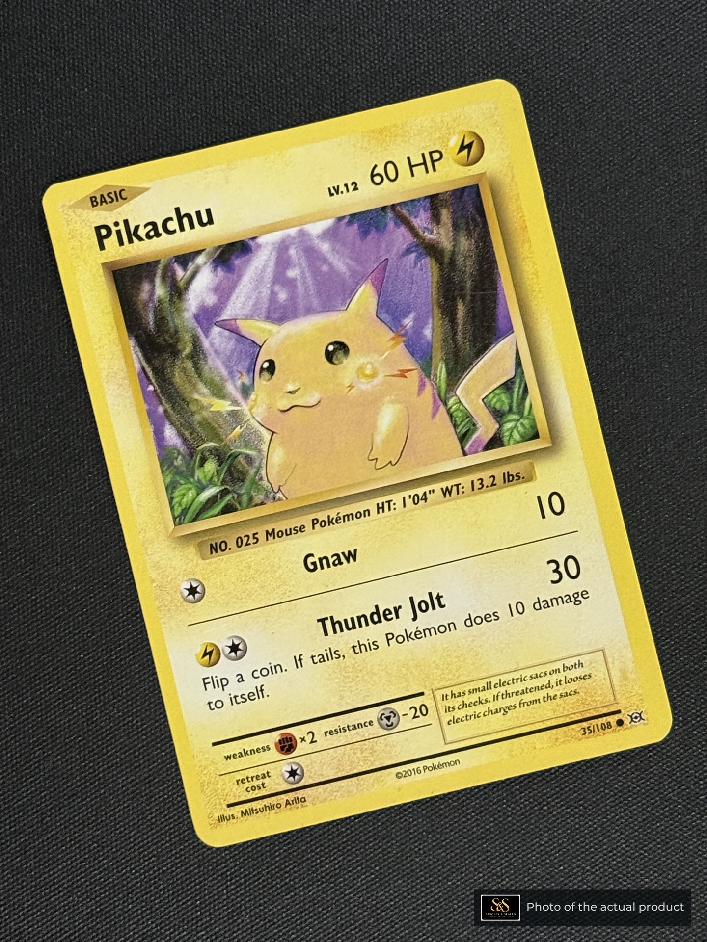 Pikachu — echte voorzijde