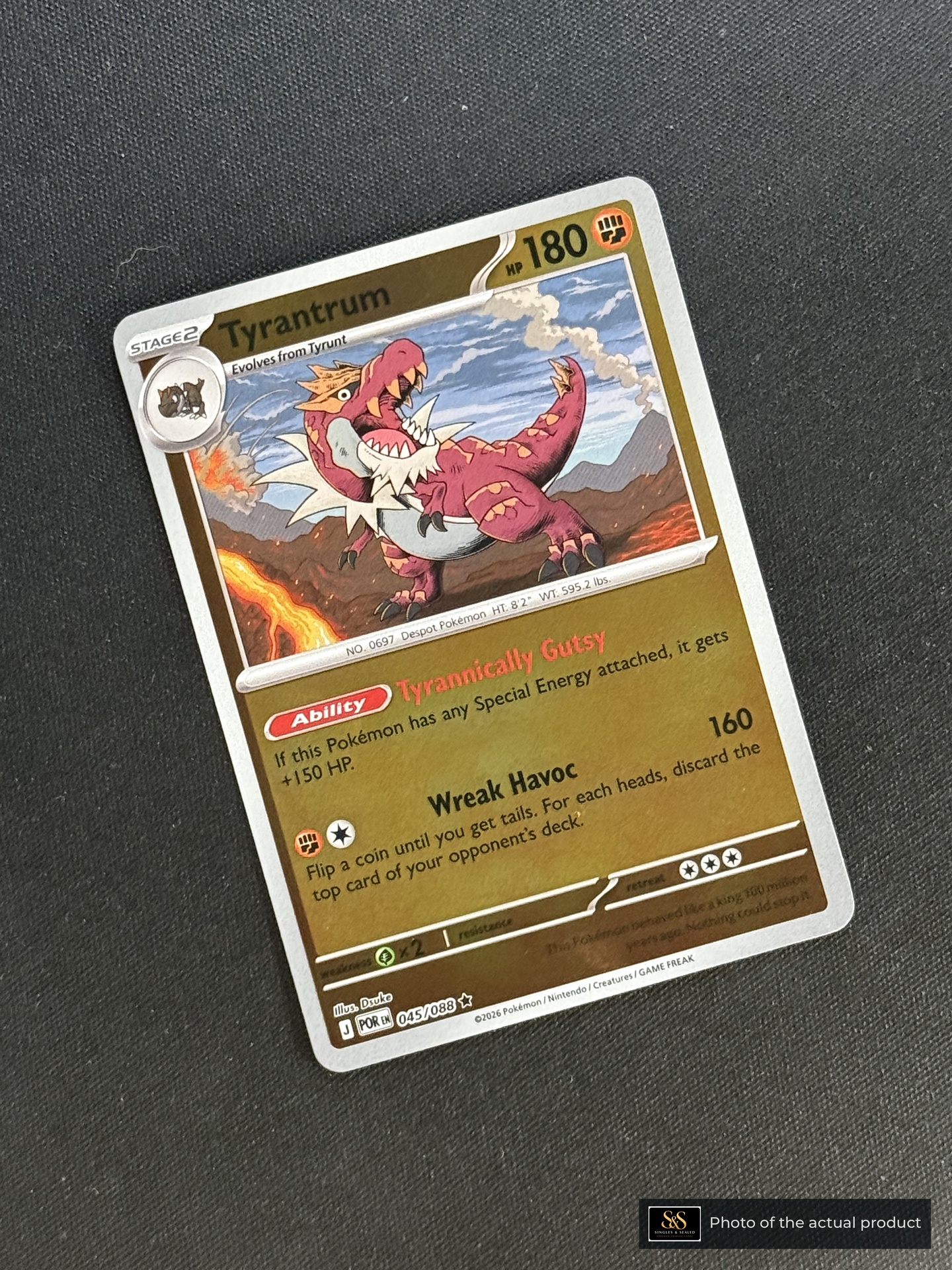 Tyrantrum — echte voorzijde