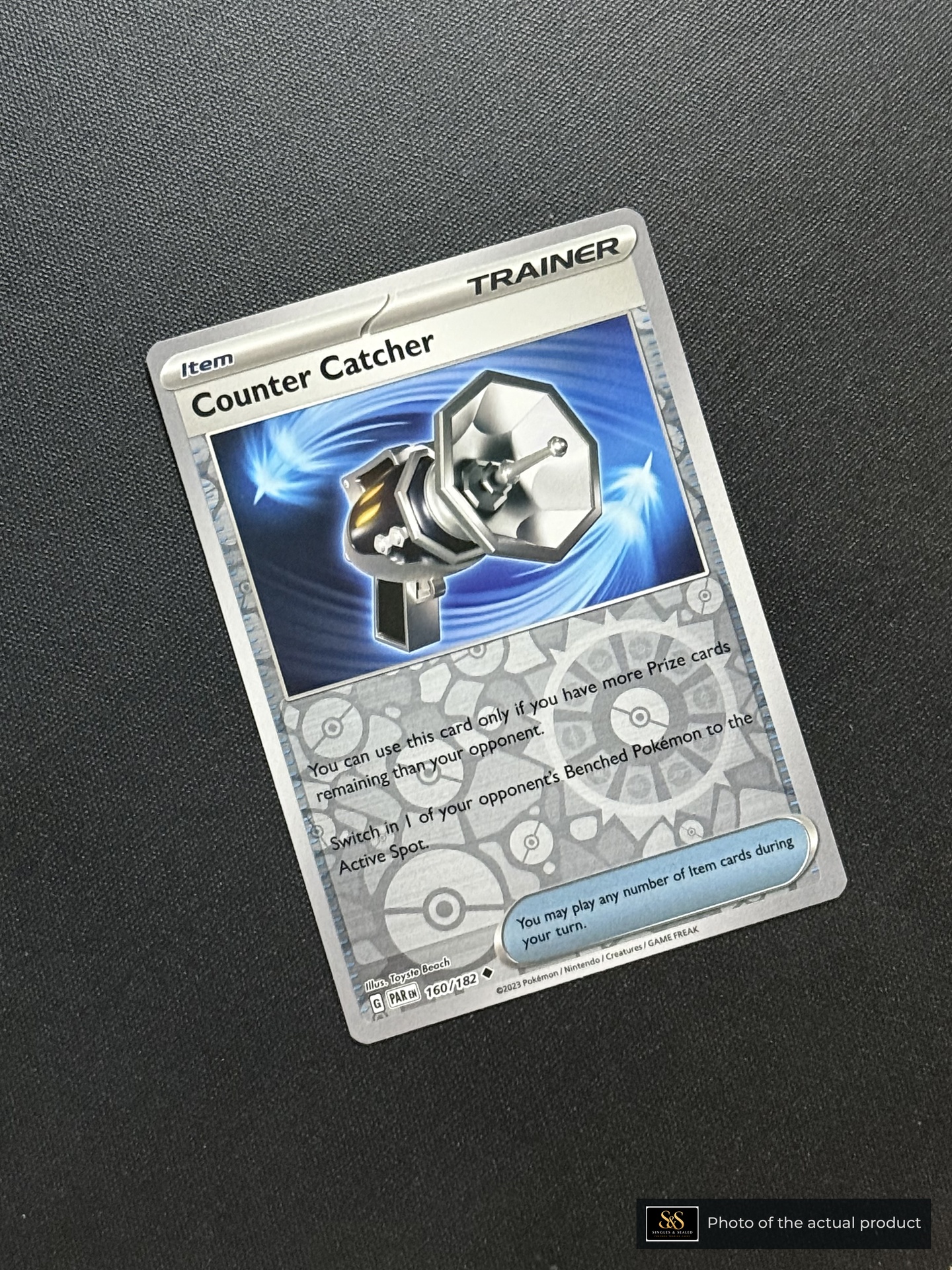 Counter Catcher — echte voorzijde