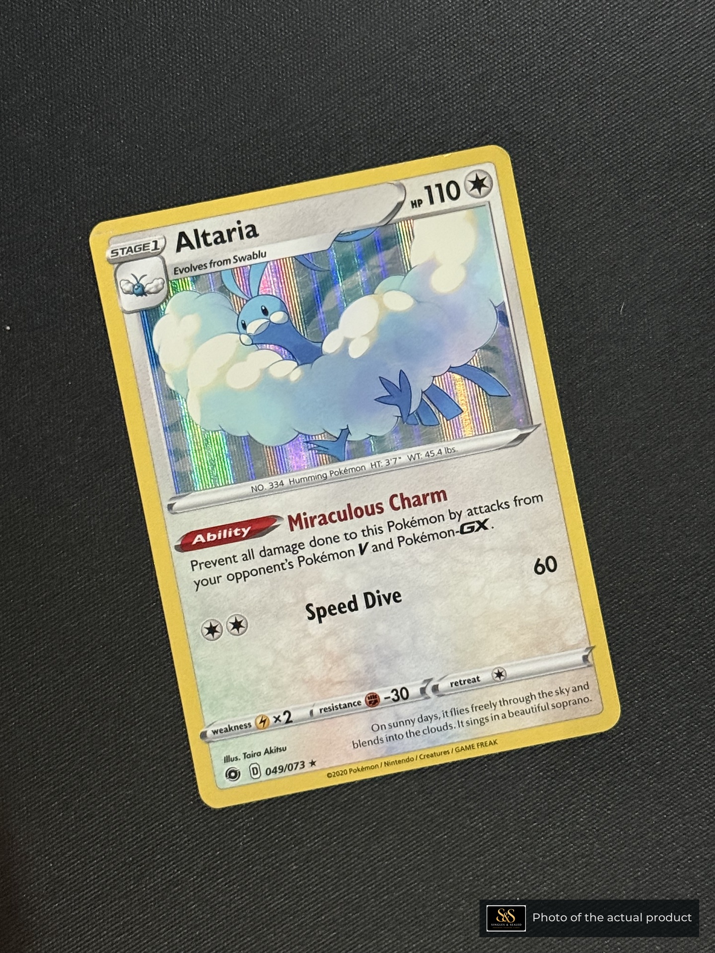 Altaria — echte voorzijde