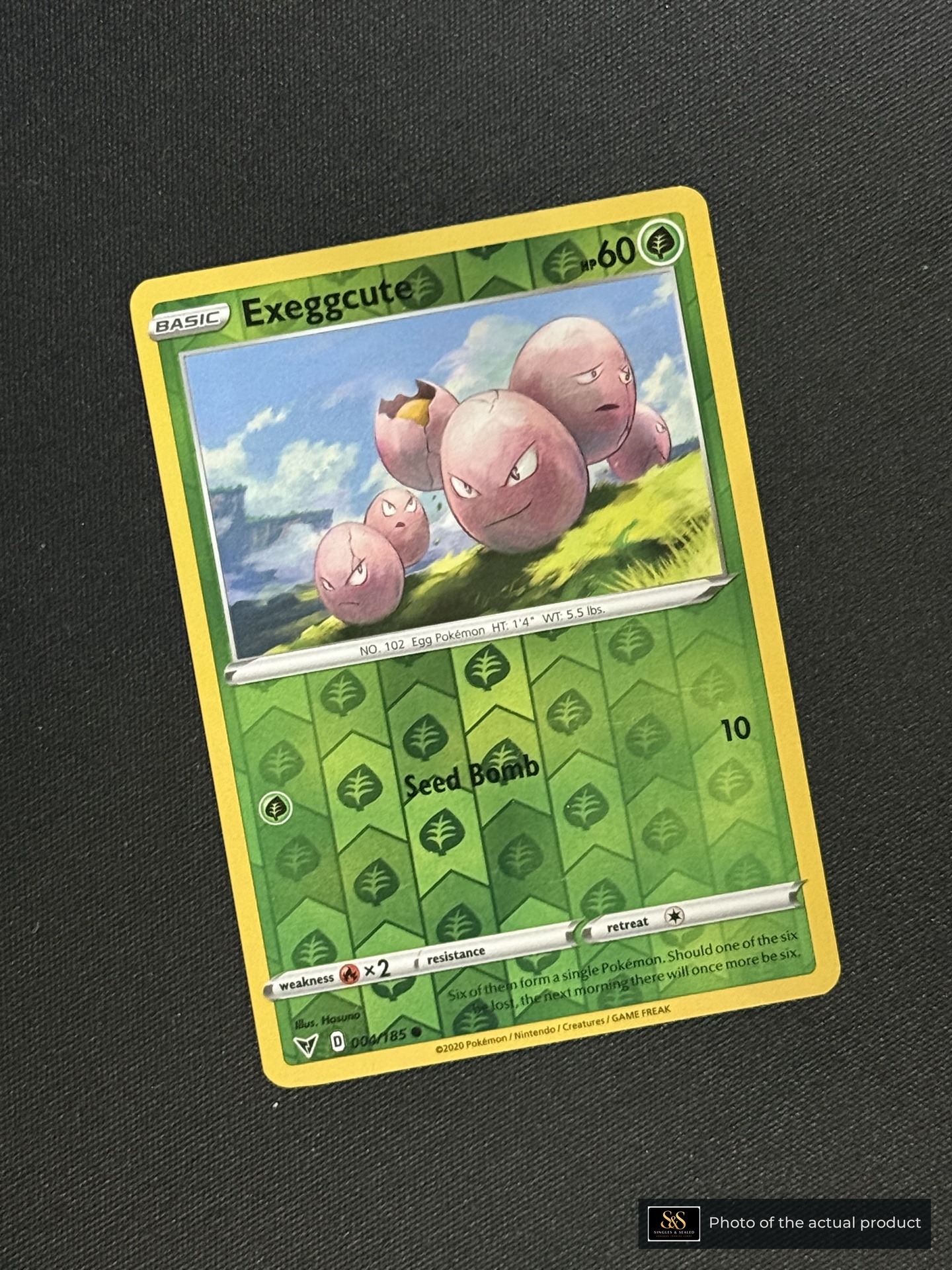 Exeggcute — echte voorzijde