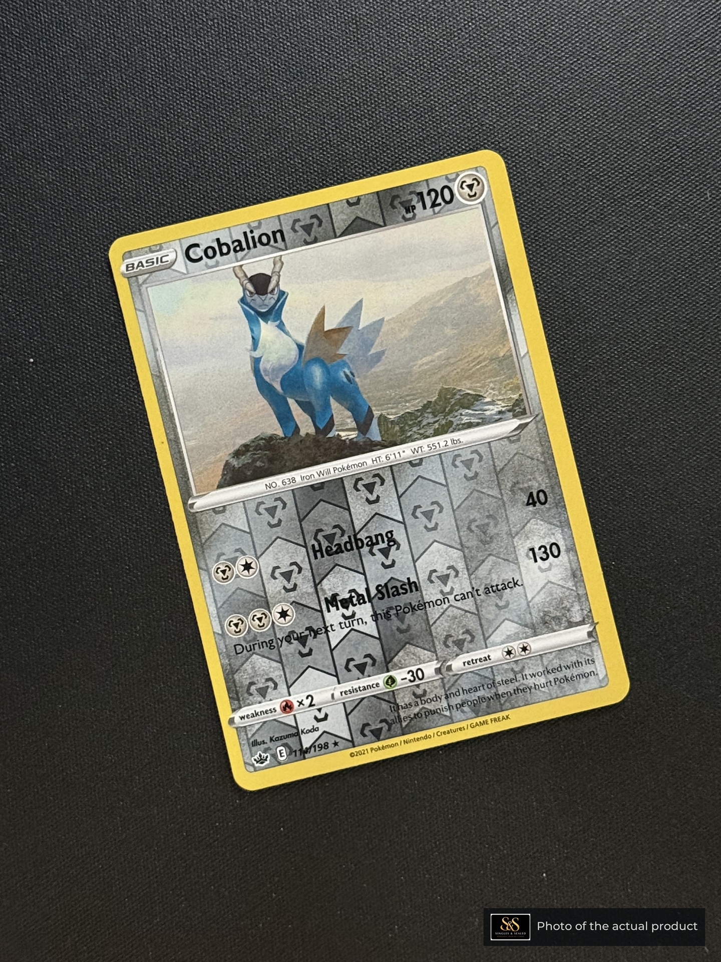 Cobalion — echte voorzijde
