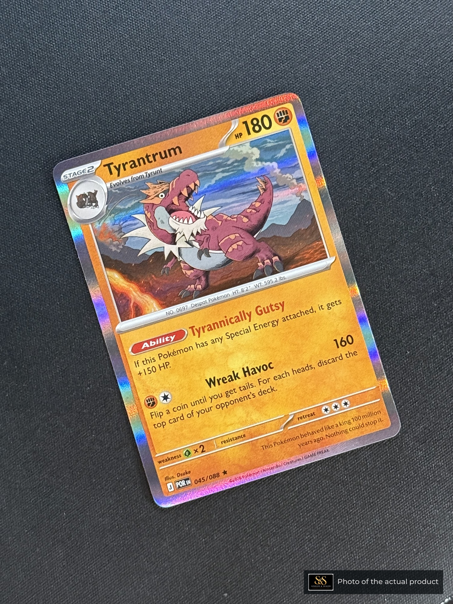 Tyrantrum — echte voorzijde