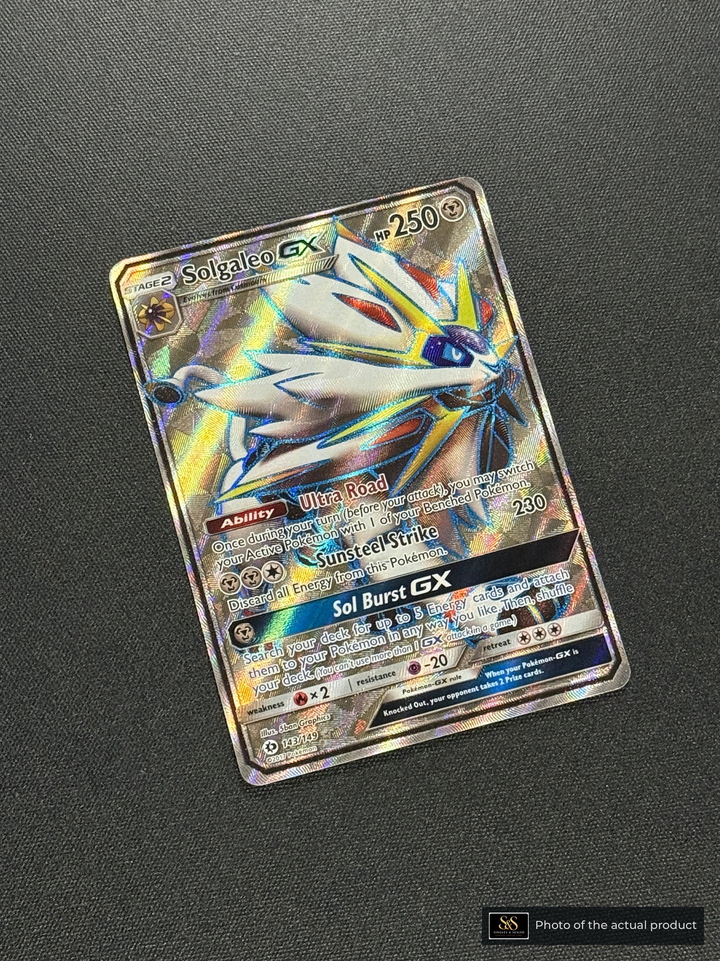 Solgaleo GX — echte voorzijde