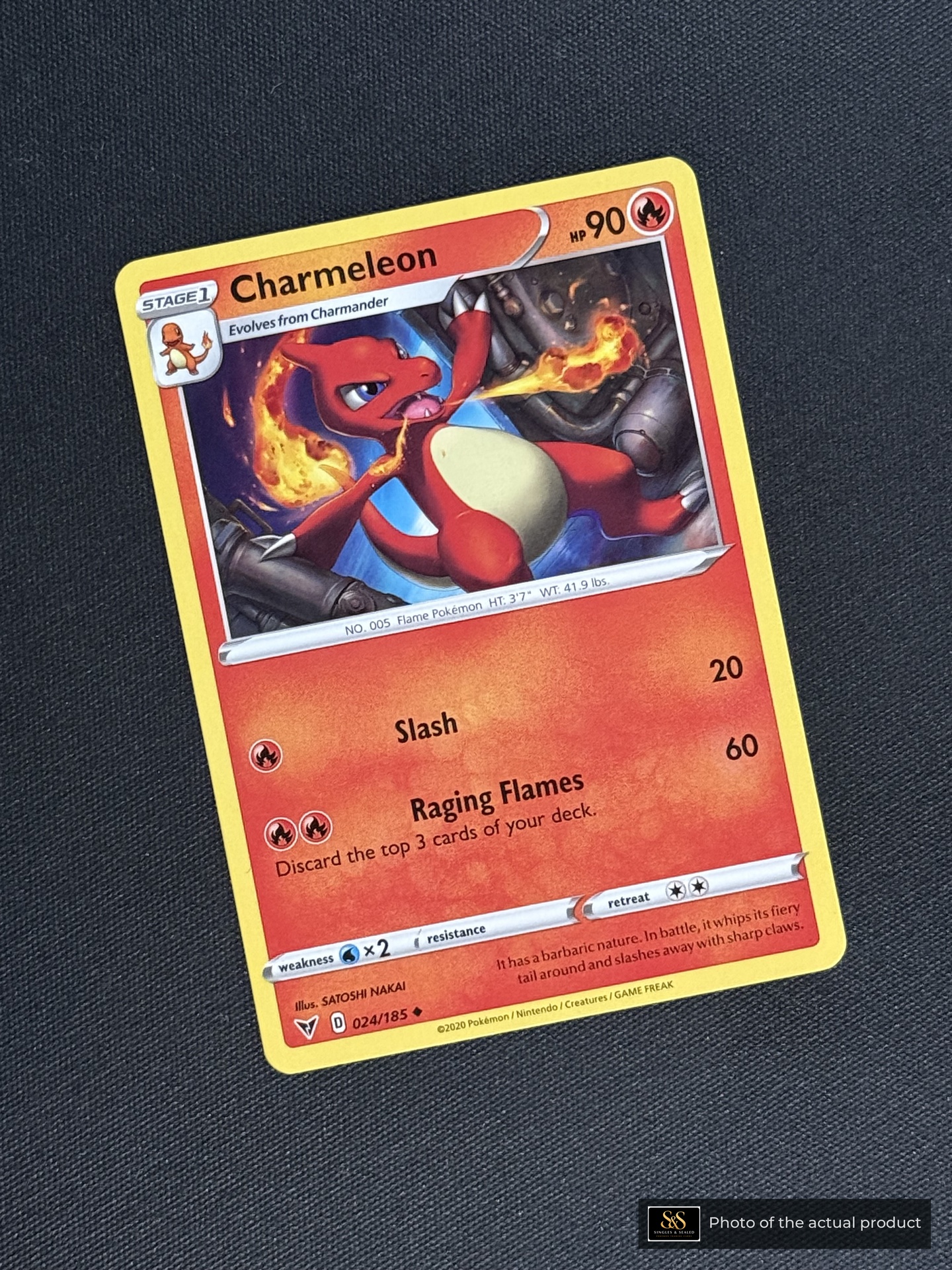 Charmeleon — echte voorzijde