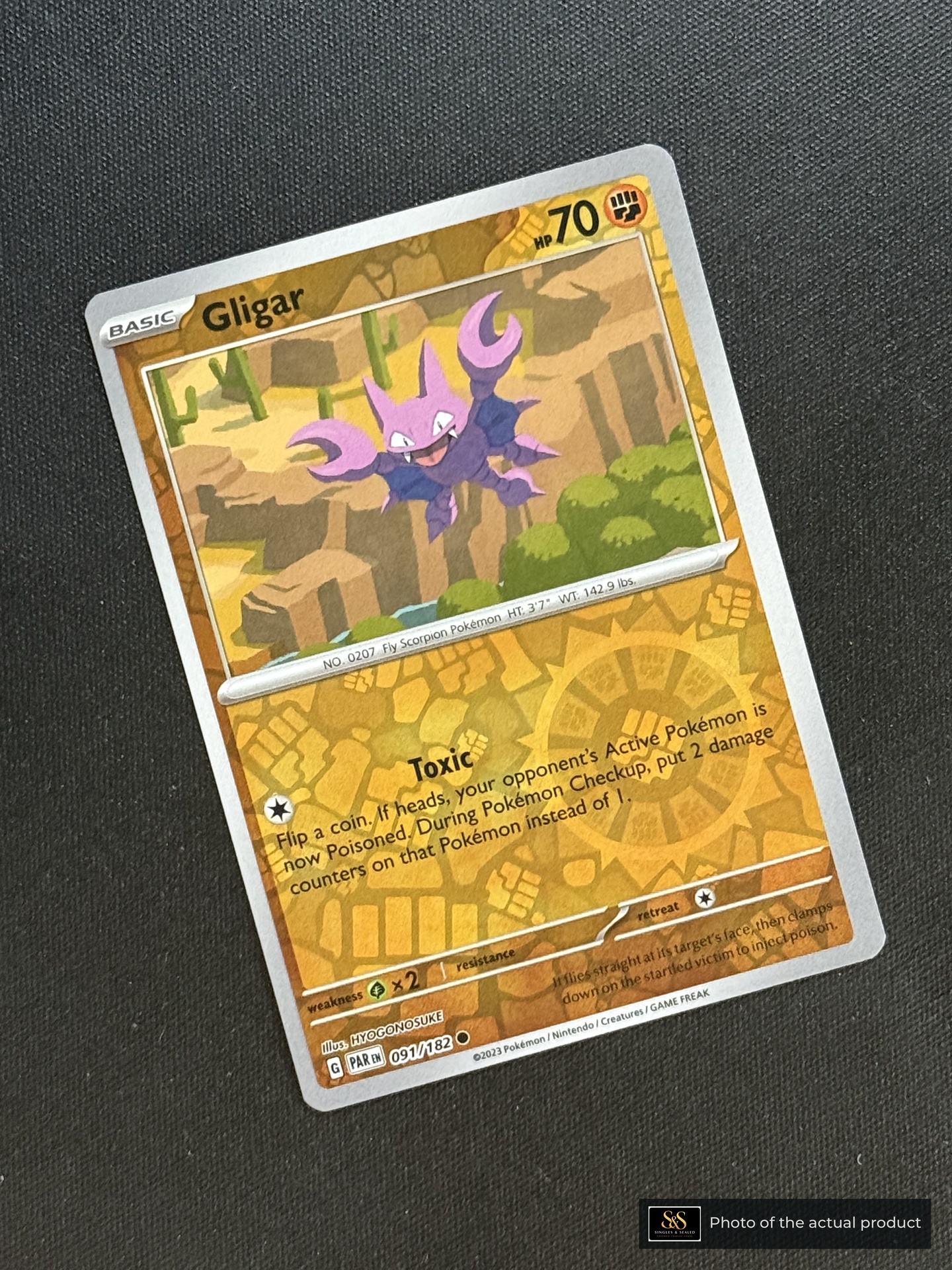 Gligar — echte voorzijde
