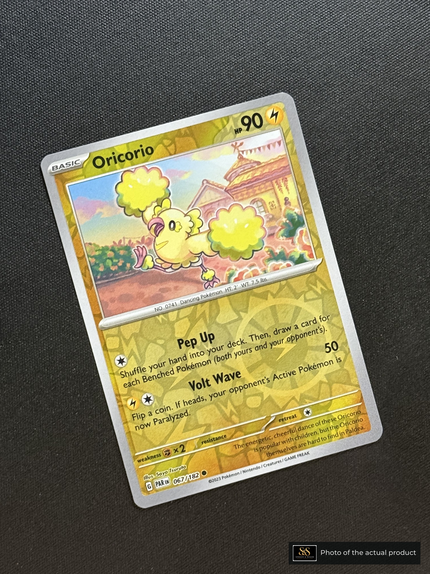 Oricorio — echte voorzijde