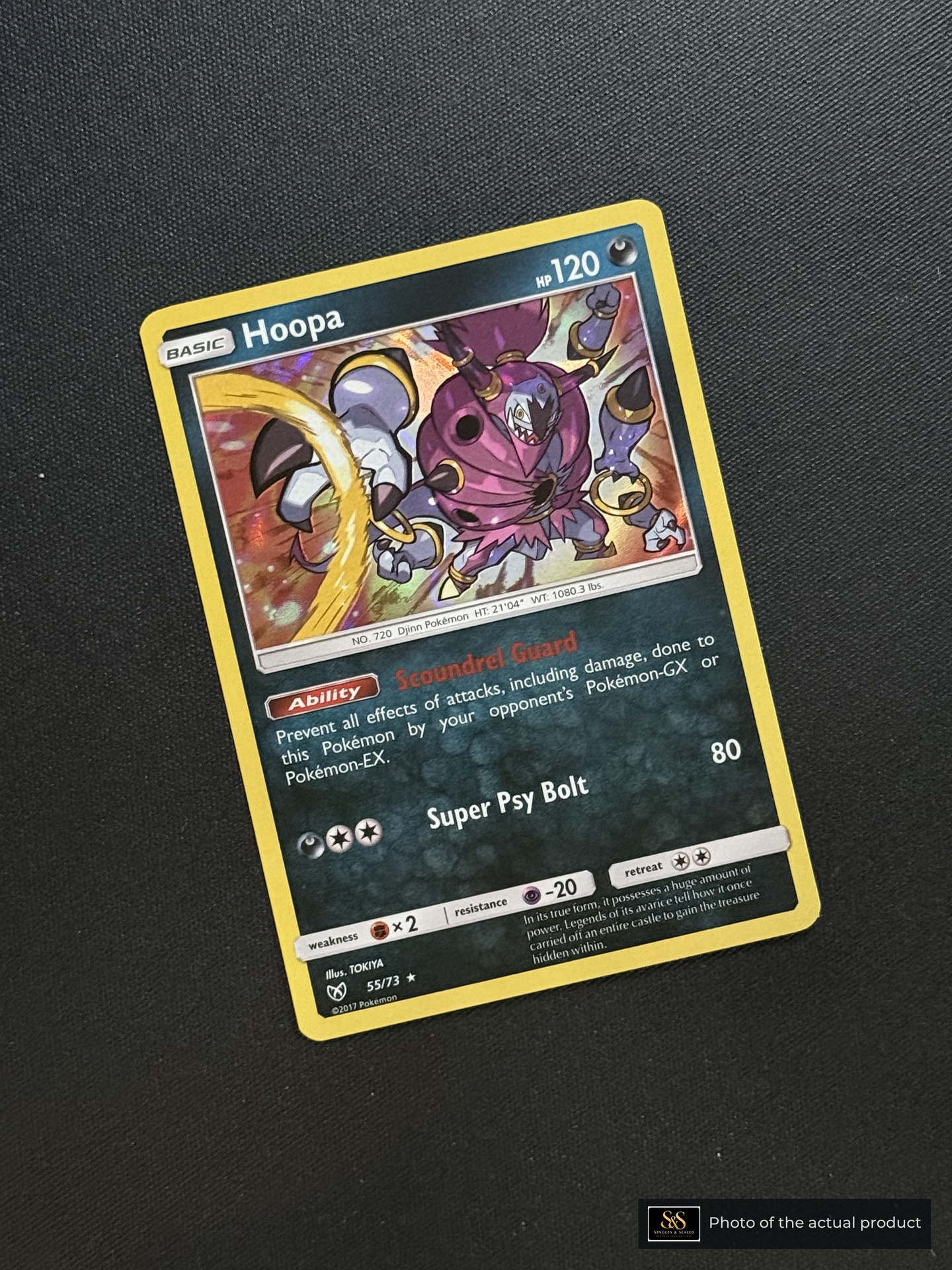 Hoopa — echte voorzijde