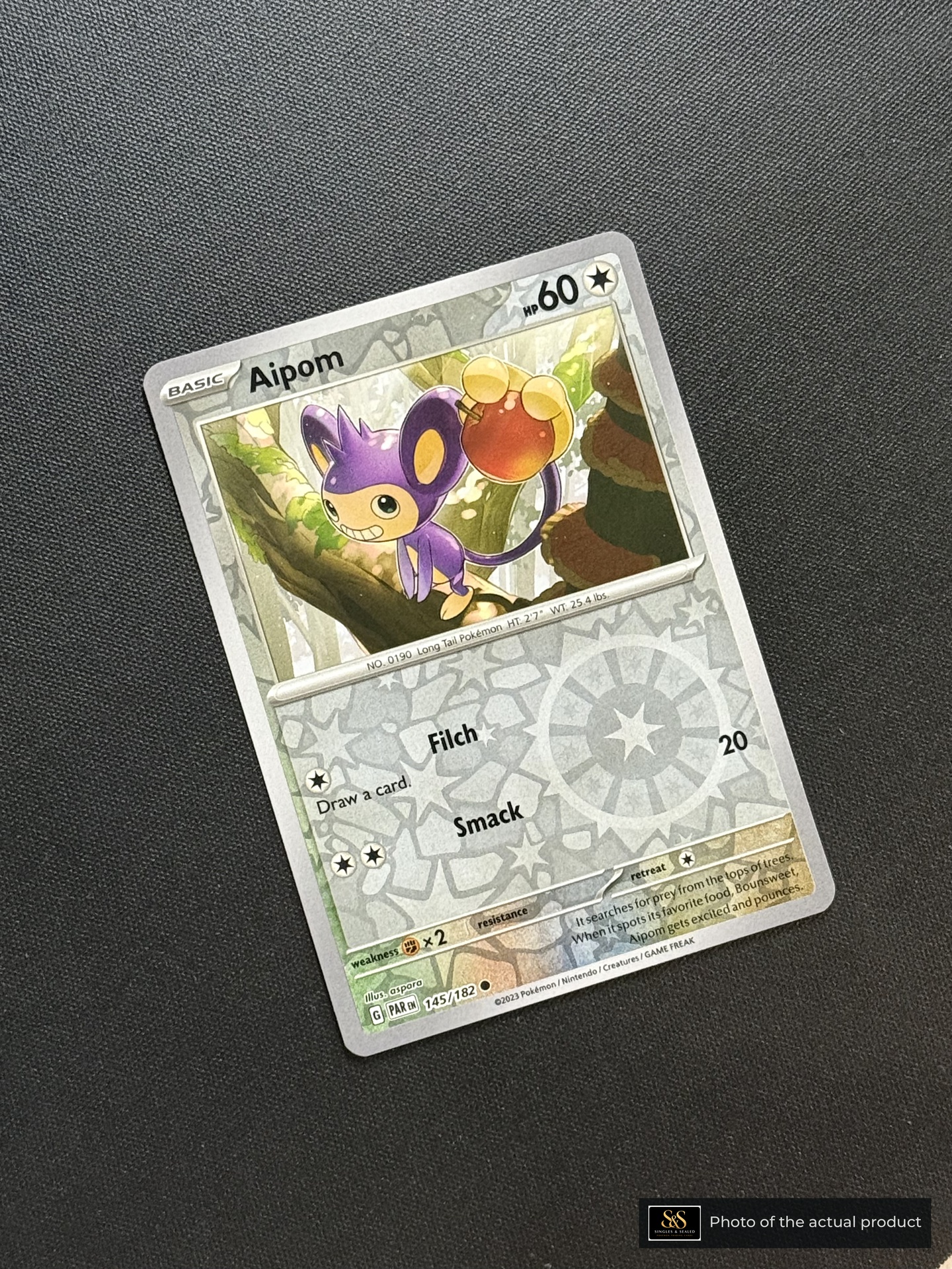 Aipom — echte voorzijde