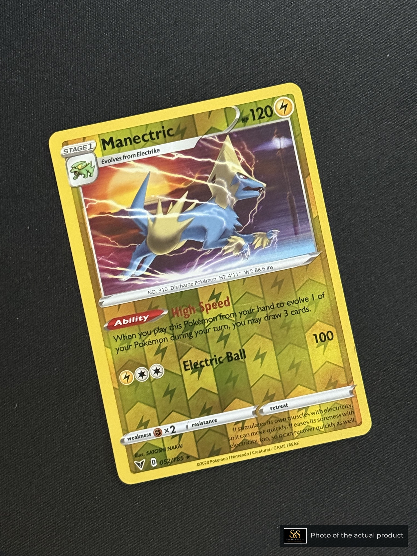 Manectric — echte voorzijde