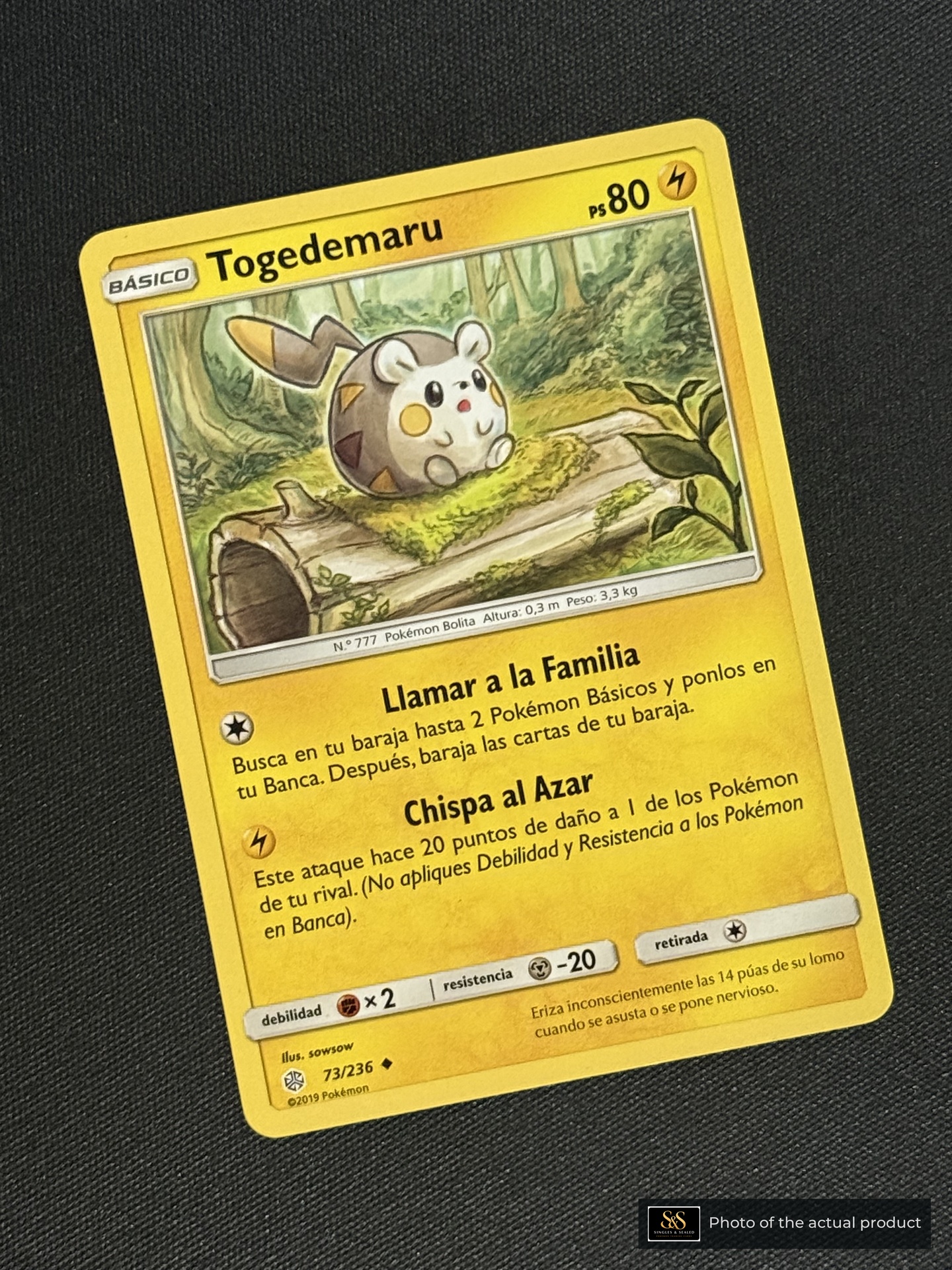 Togedemaru — echte voorzijde