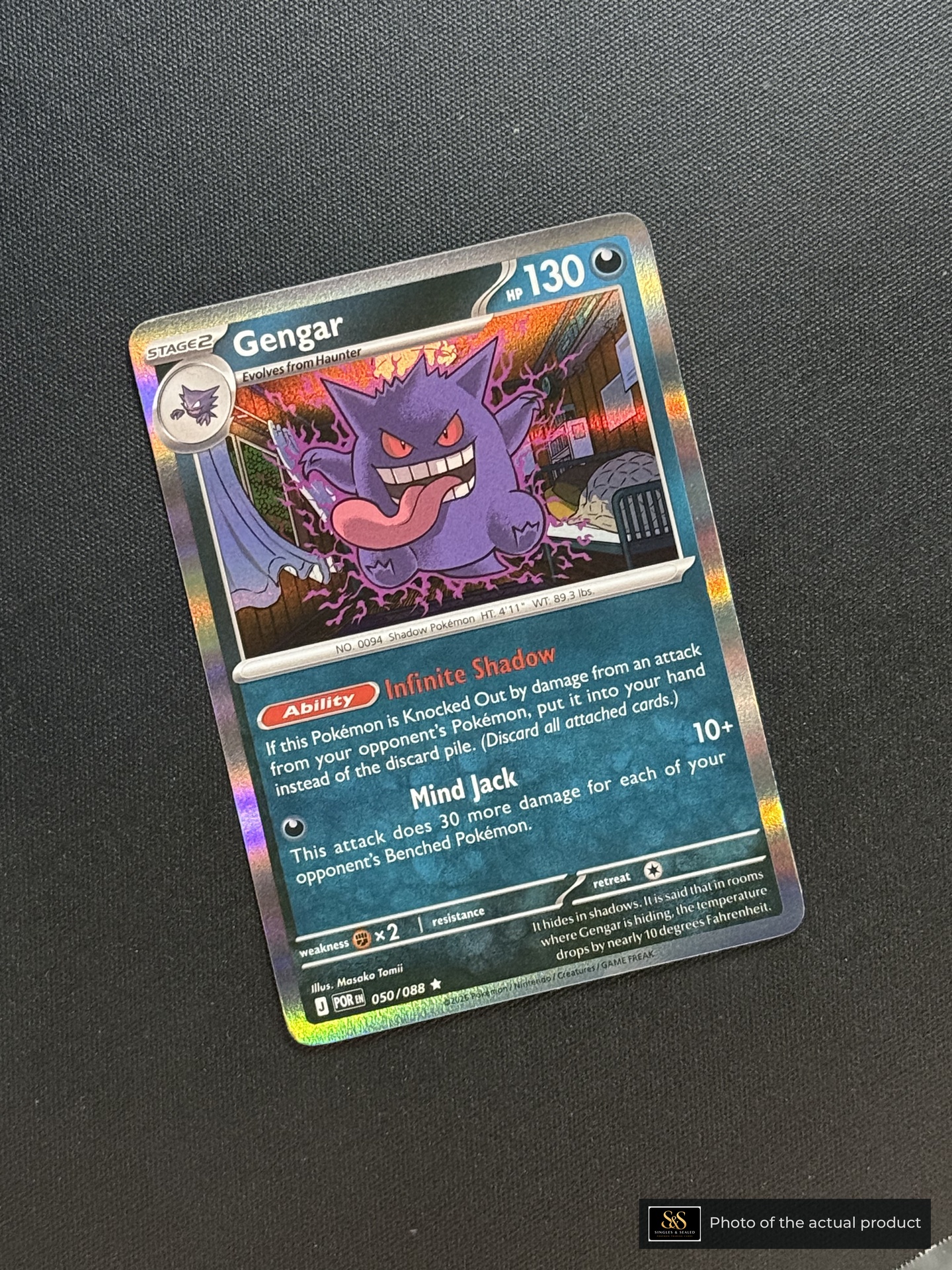 Gengar — echte voorzijde