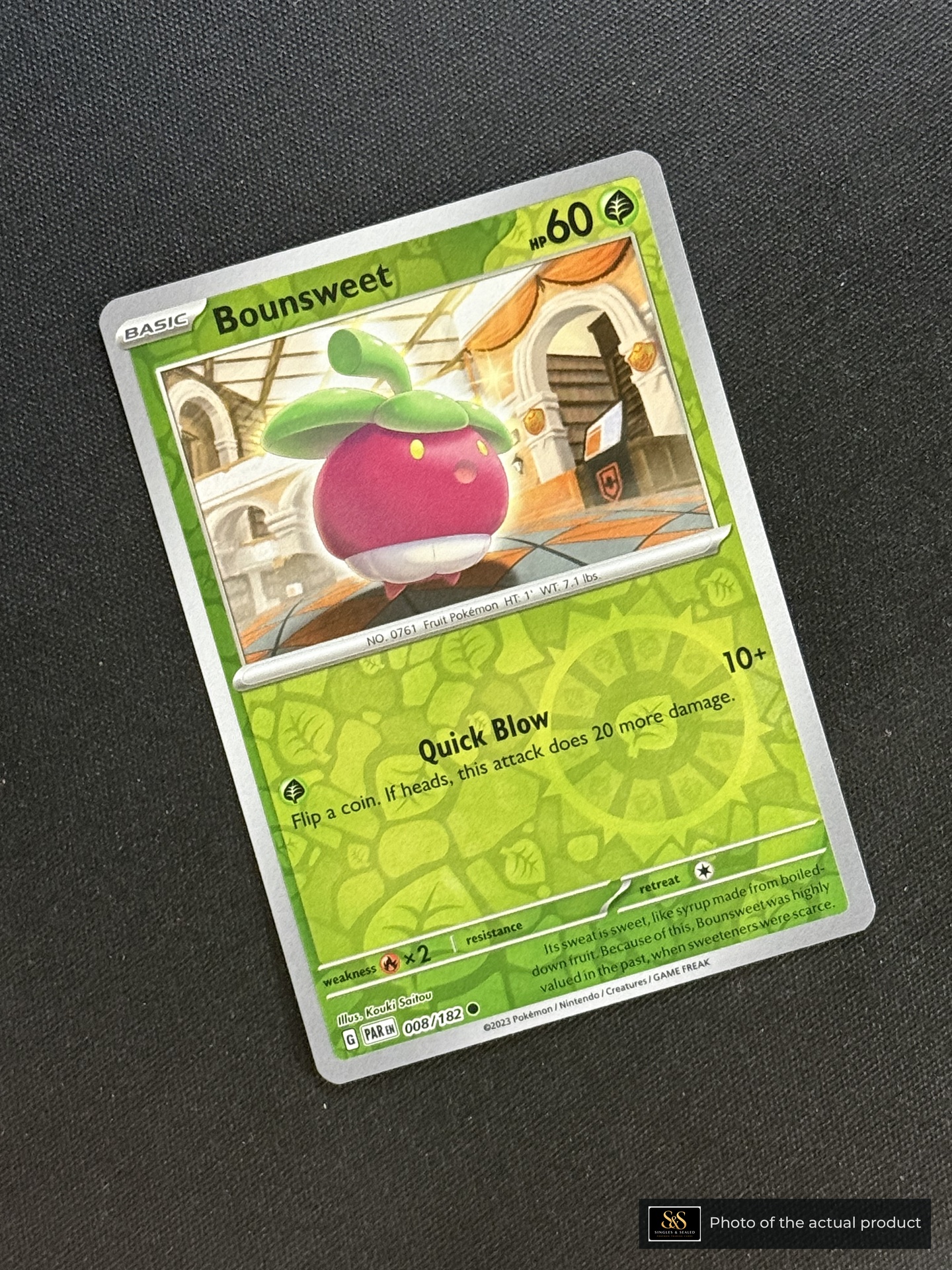 Bounsweet — echte voorzijde