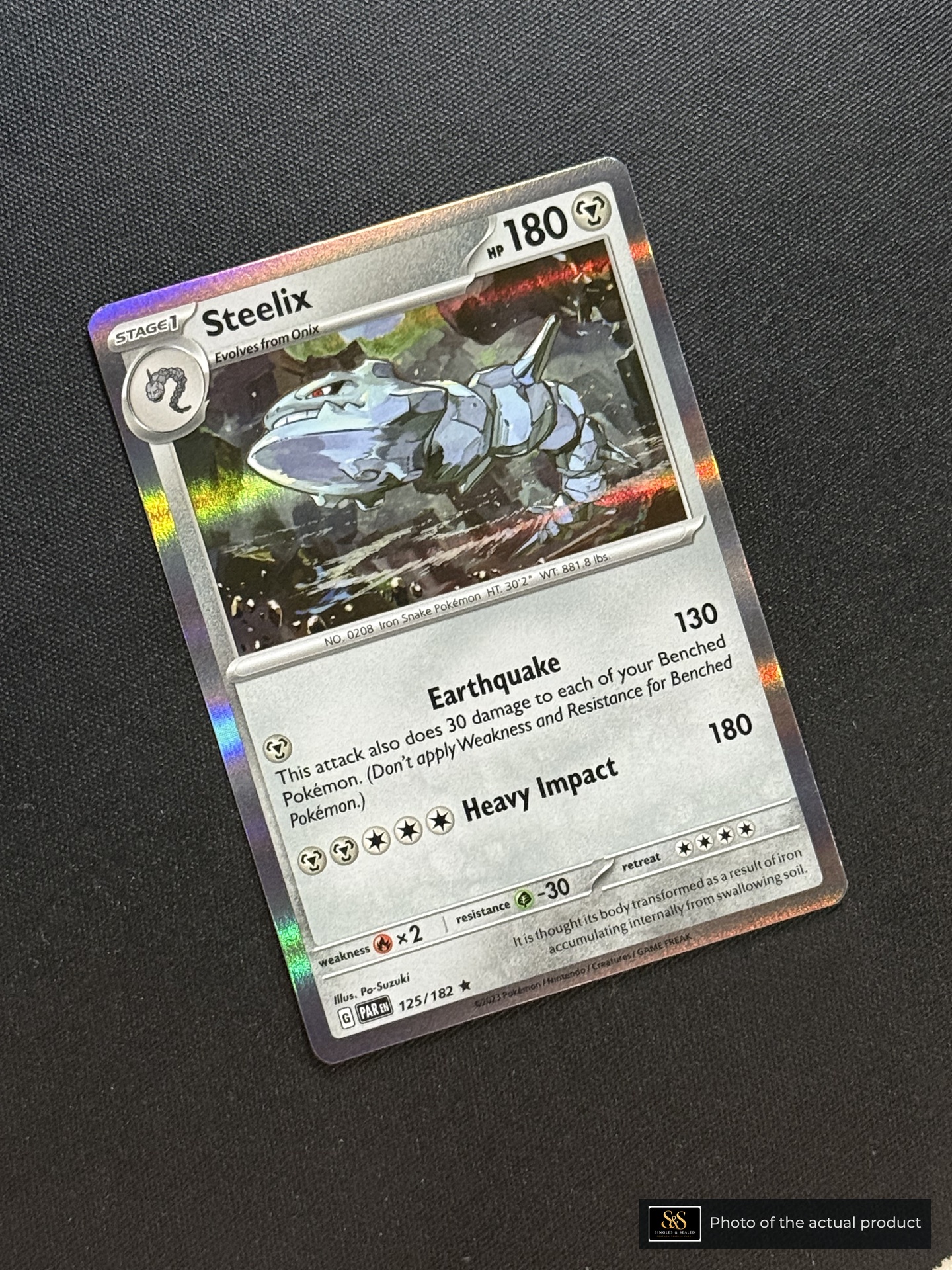 Steelix — echte voorzijde