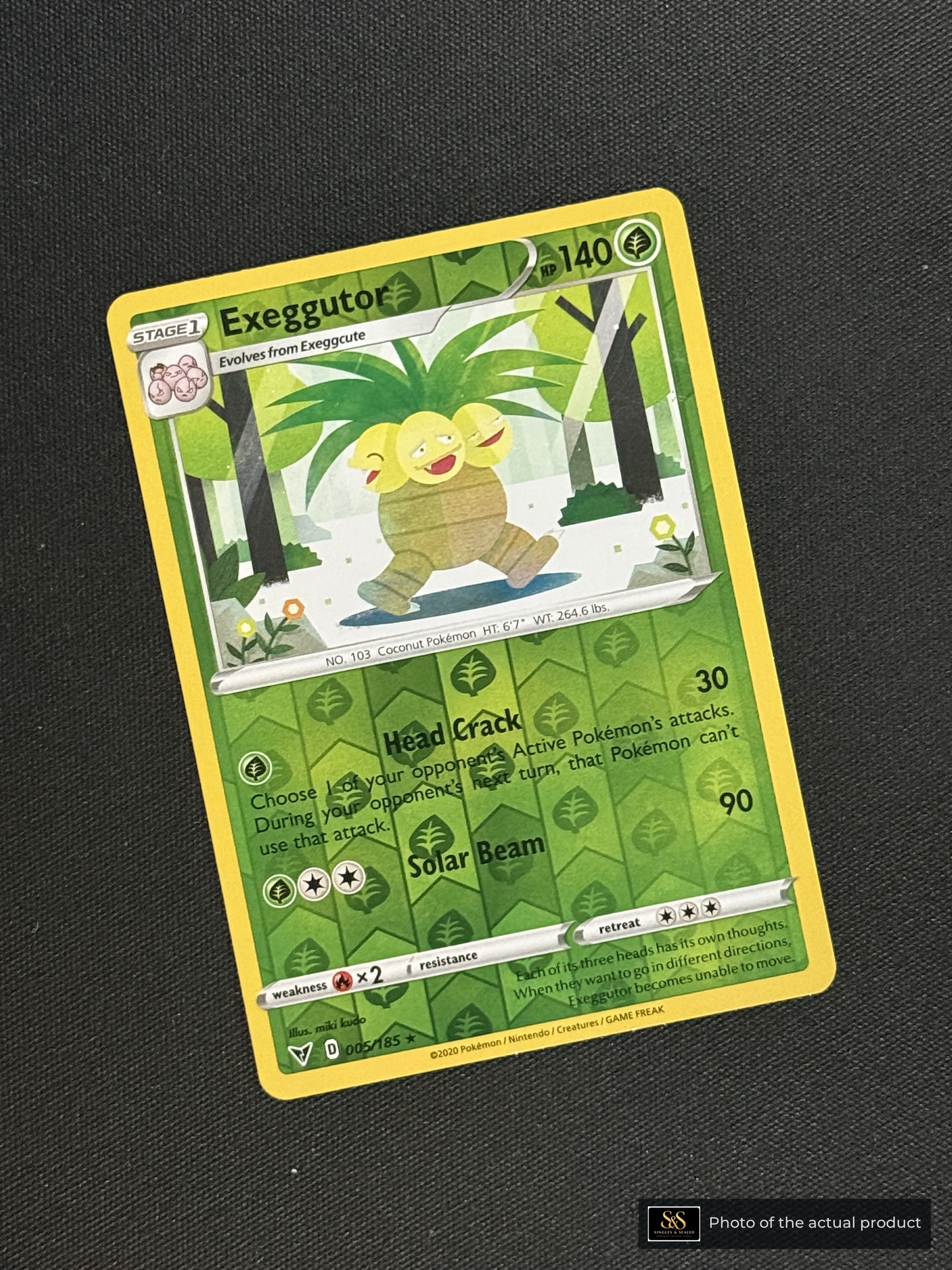 Exeggutor — echte voorzijde