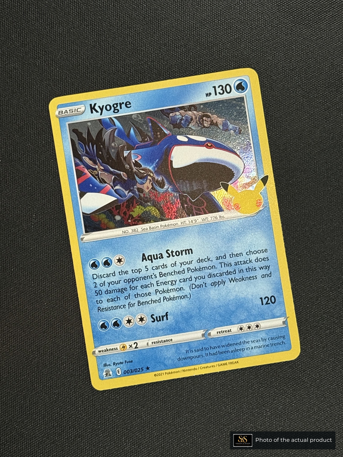 Kyogre — echte voorzijde
