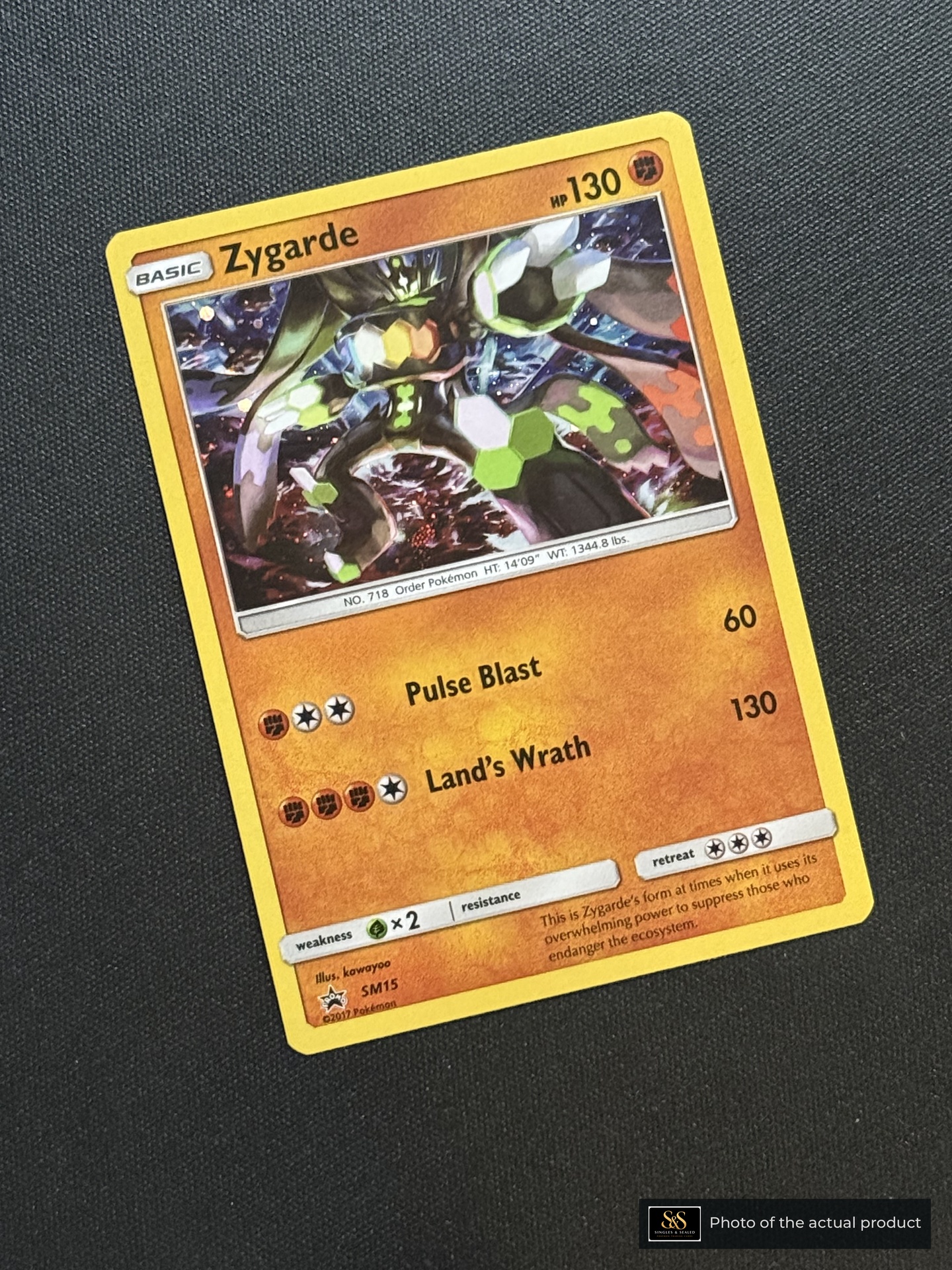 Zygarde — echte voorzijde