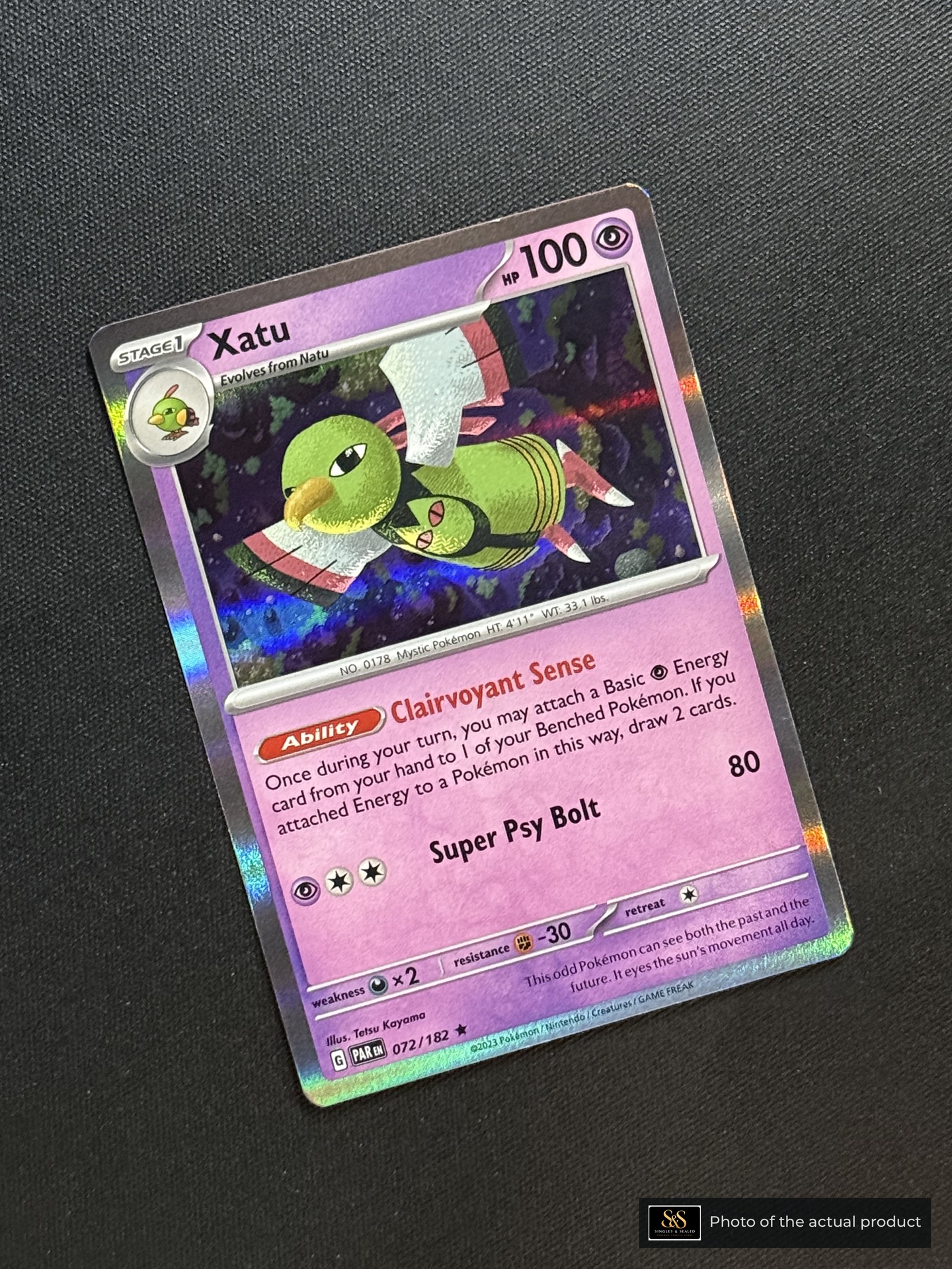 Xatu — echte voorzijde