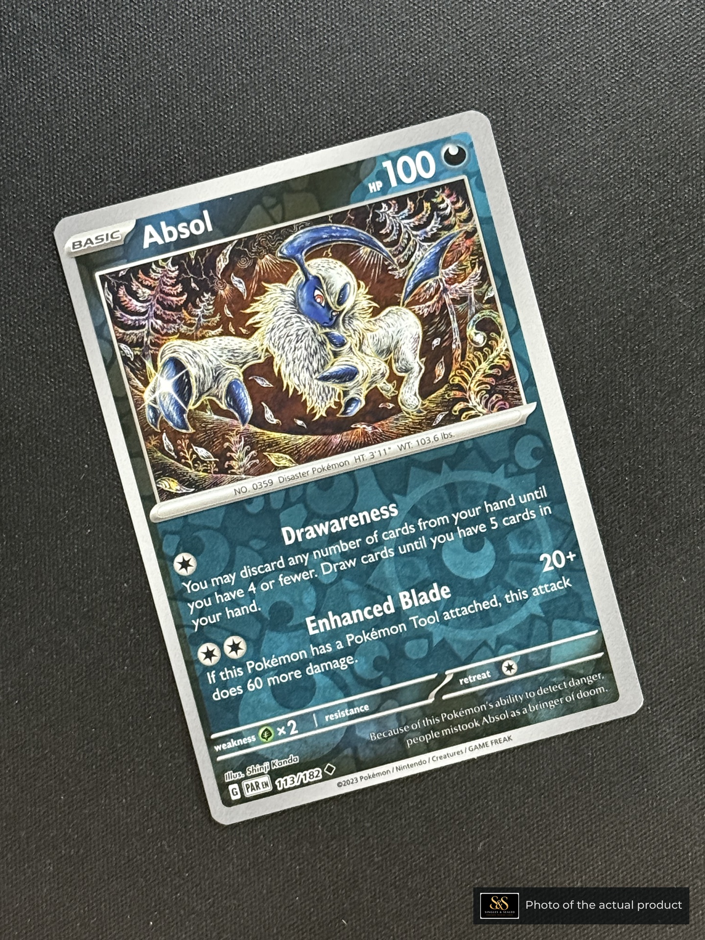 Absol — echte voorzijde
