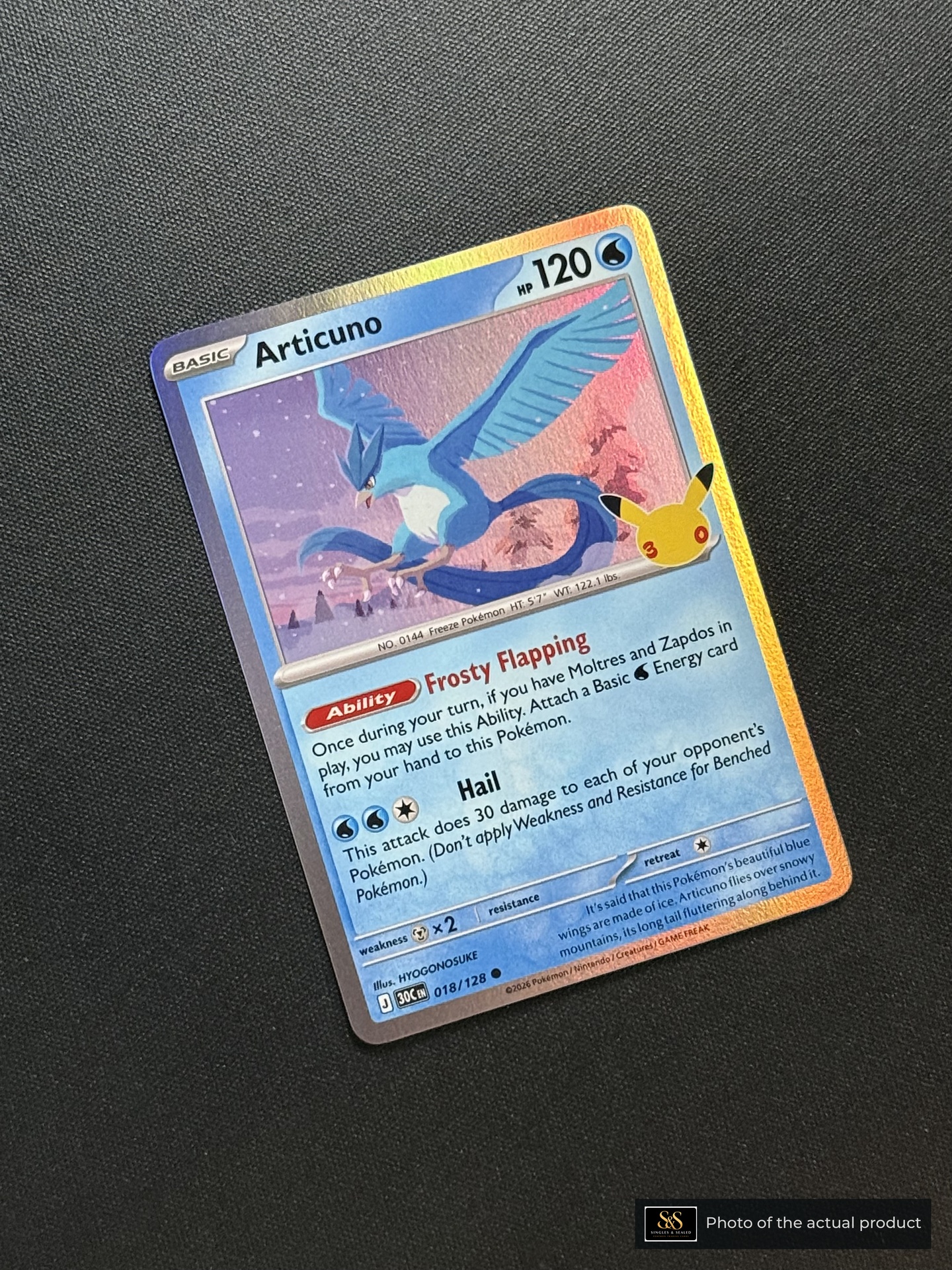 Articuno — echte voorzijde