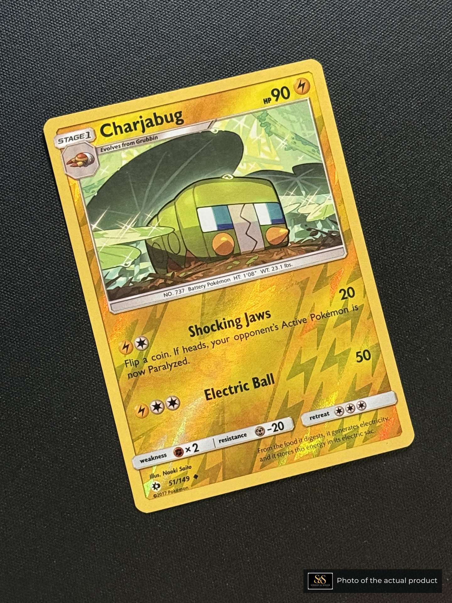 Charjabug — echte voorzijde