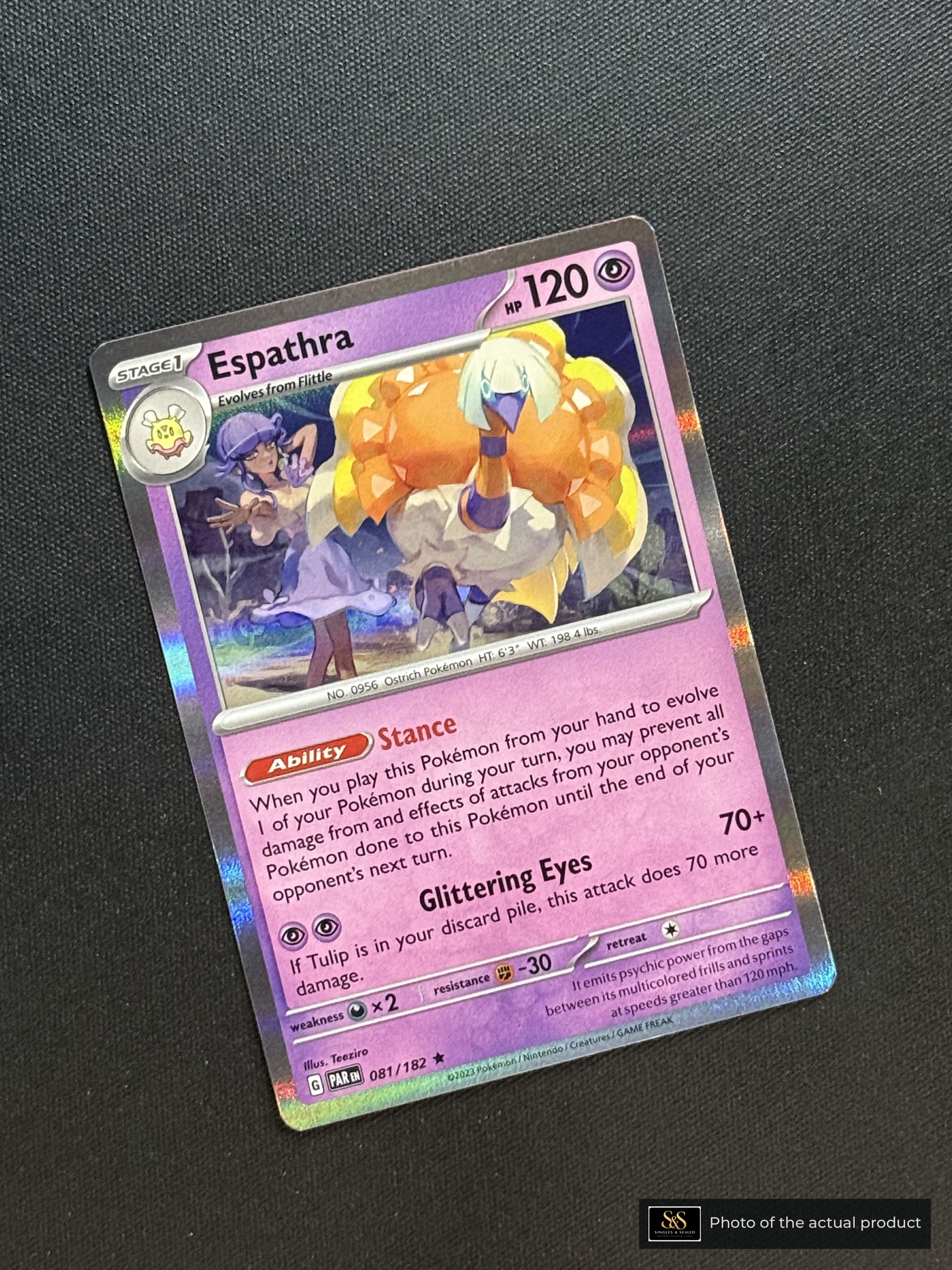 Espathra — echte voorzijde