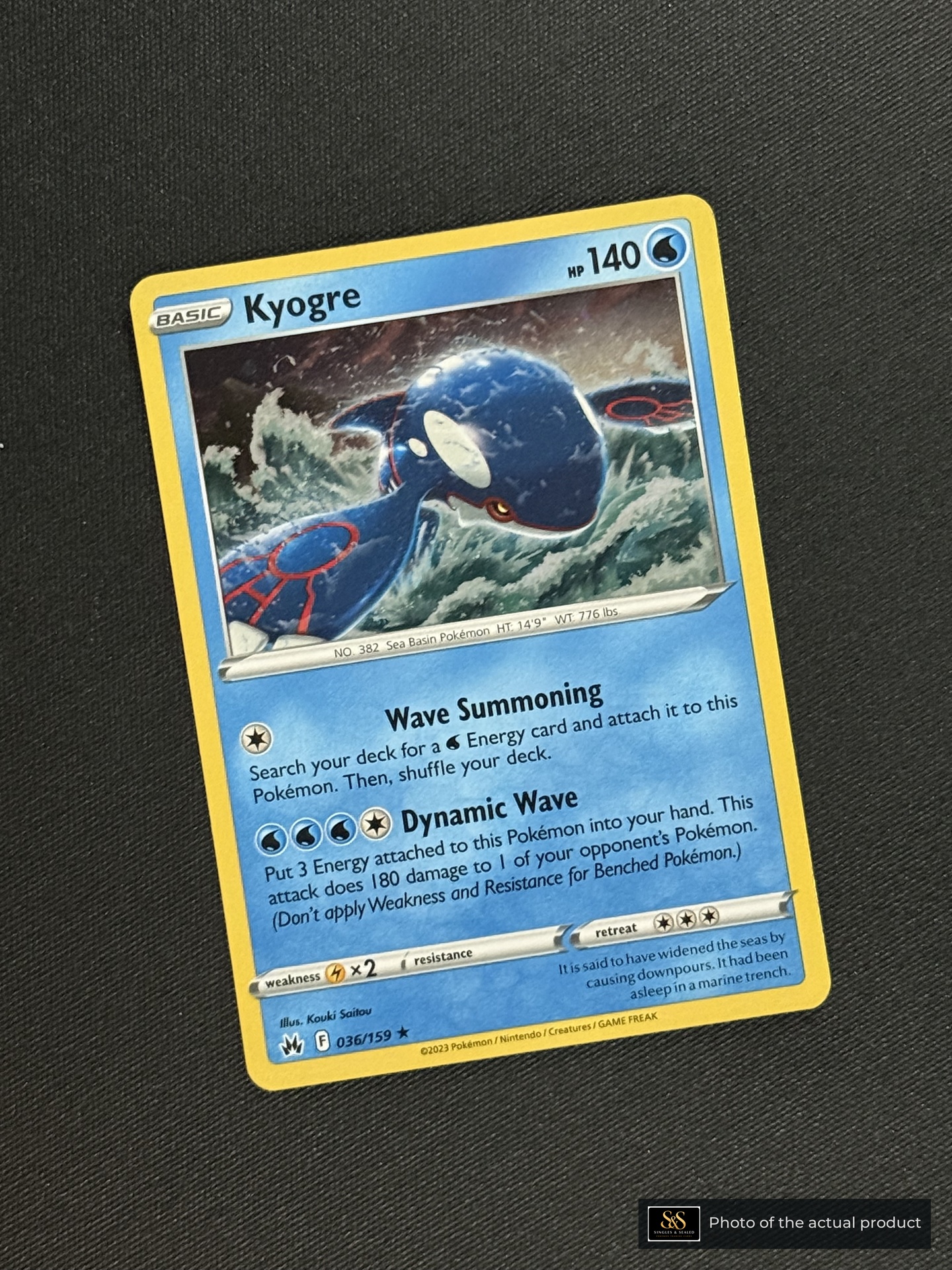 Kyogre — echte voorzijde