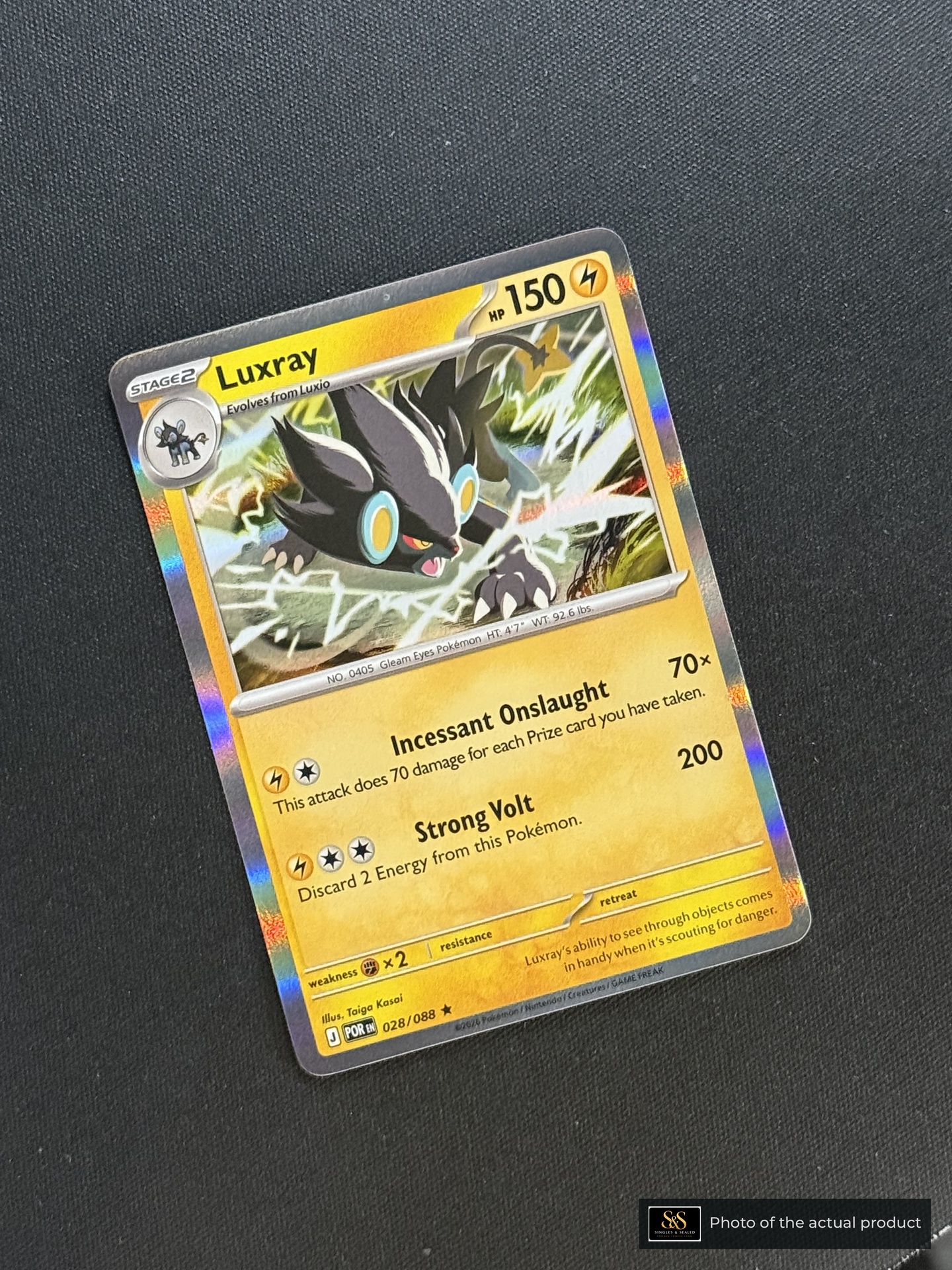 Luxray — echte voorzijde