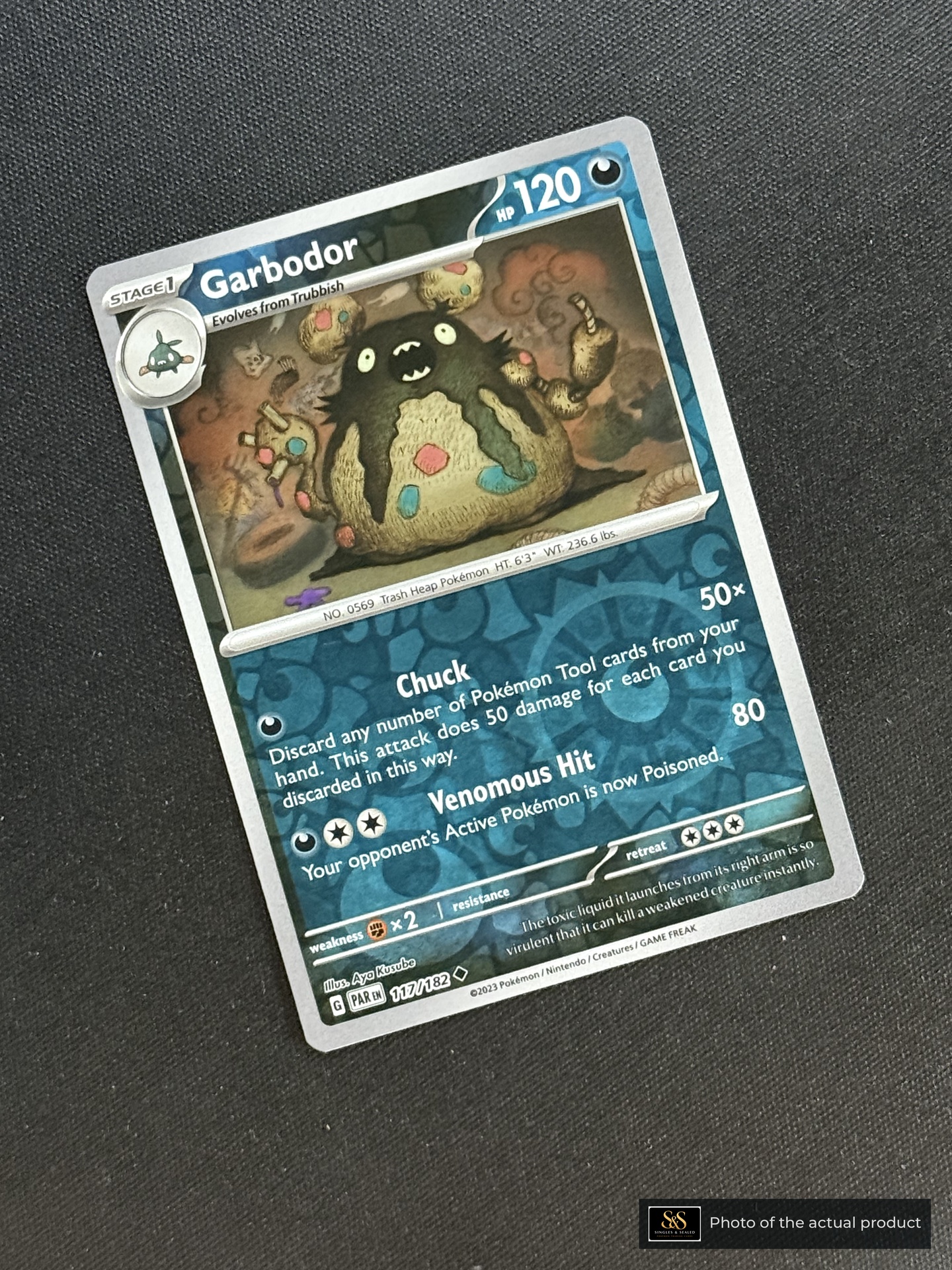 Garbodor — echte voorzijde