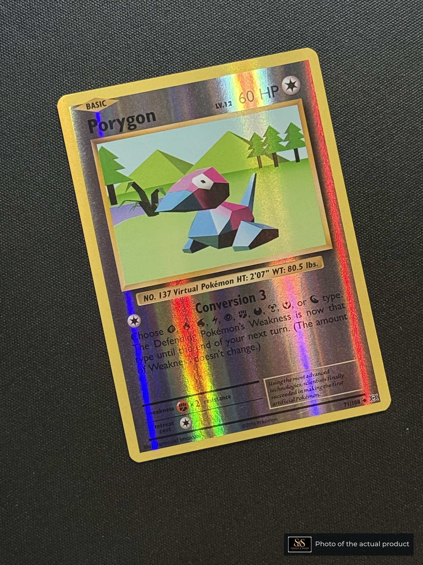 Porygon — echte voorzijde