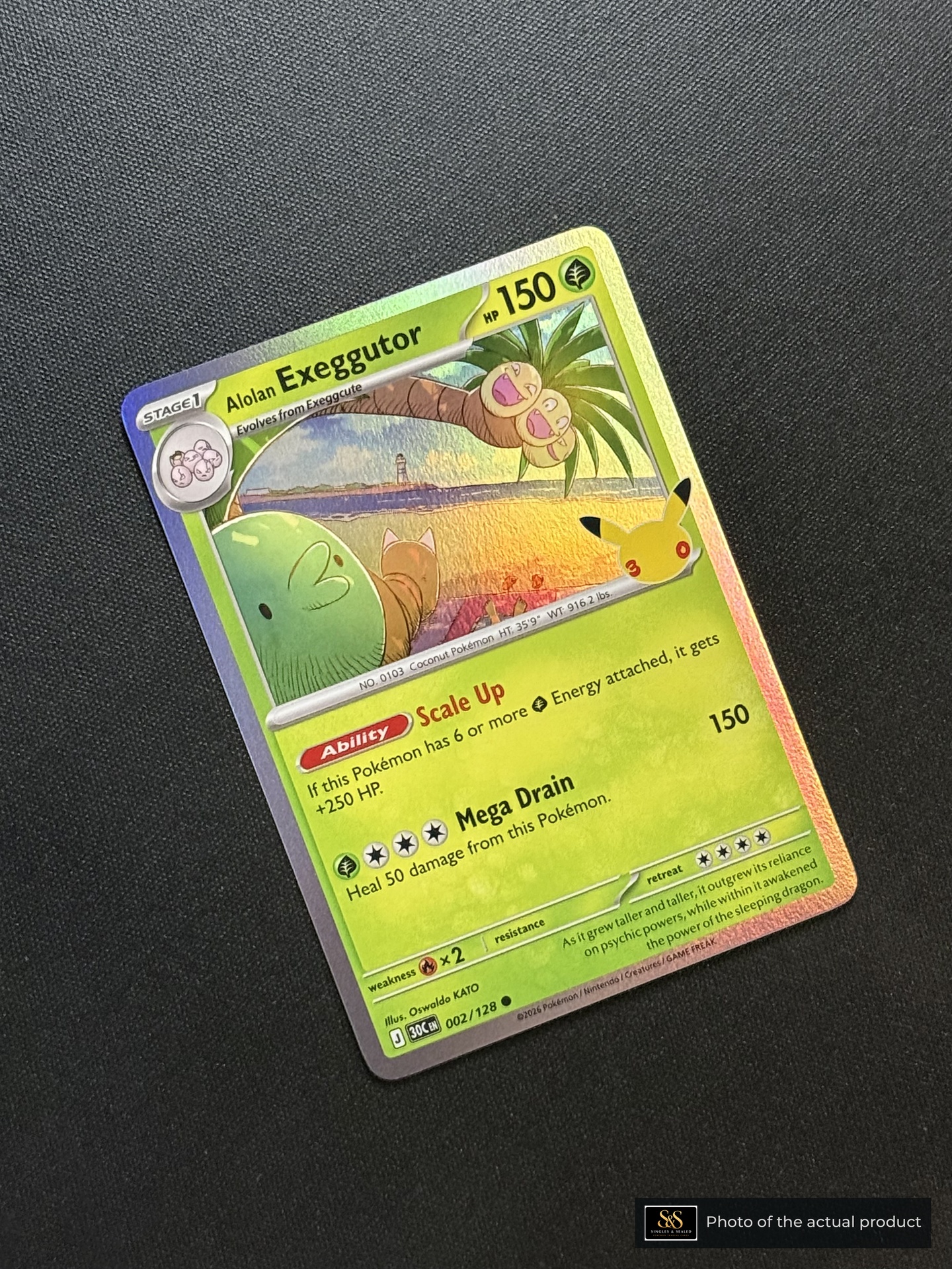 Alolan Exeggutor — echte voorzijde