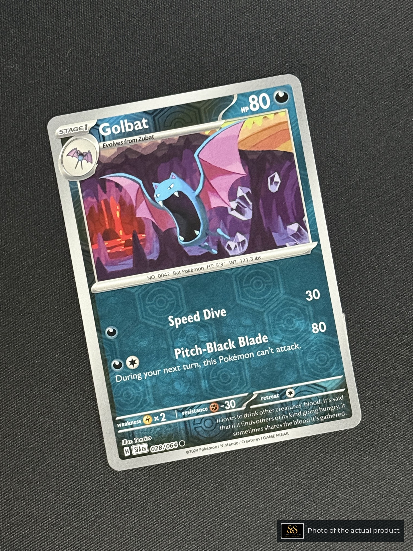 Golbat — echte voorzijde