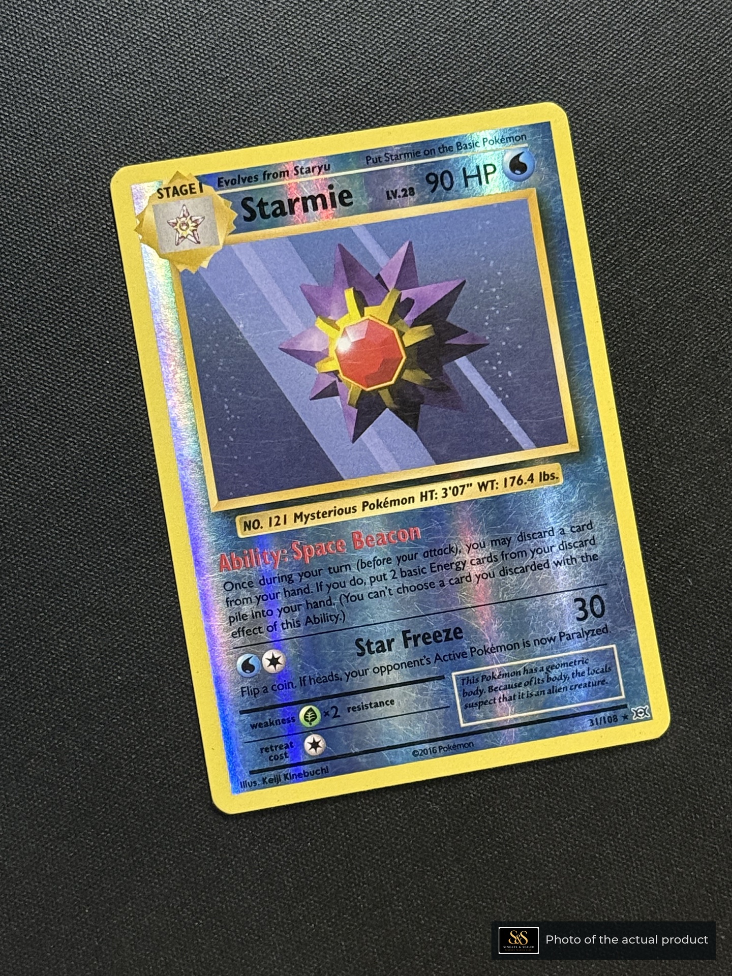 Starmie — echte voorzijde