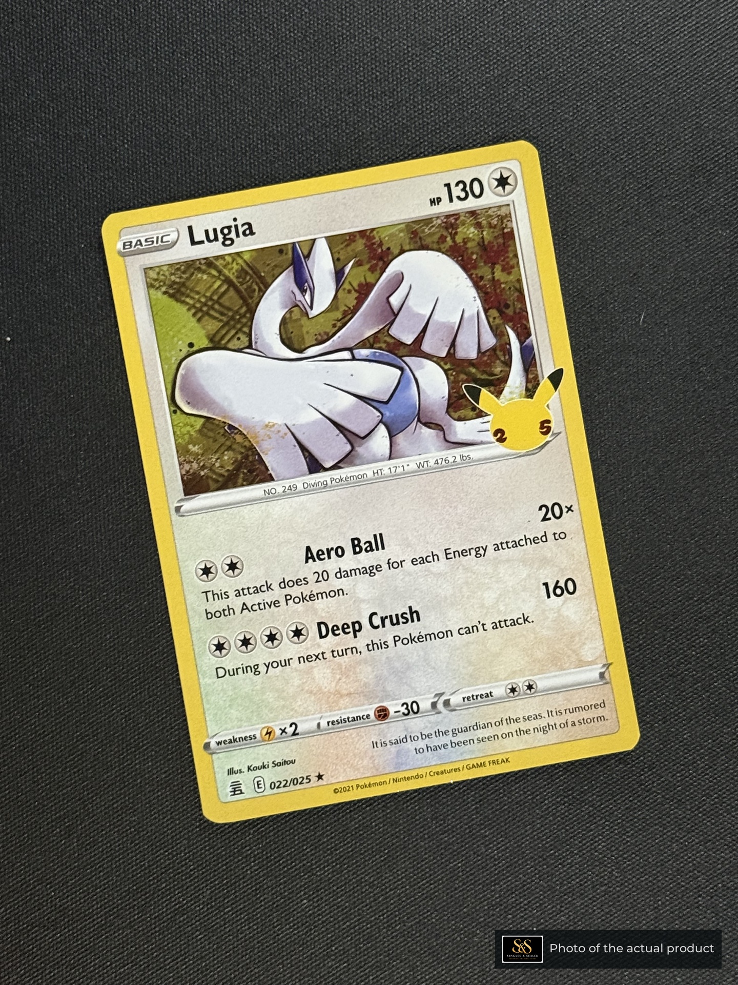Lugia — echte voorzijde