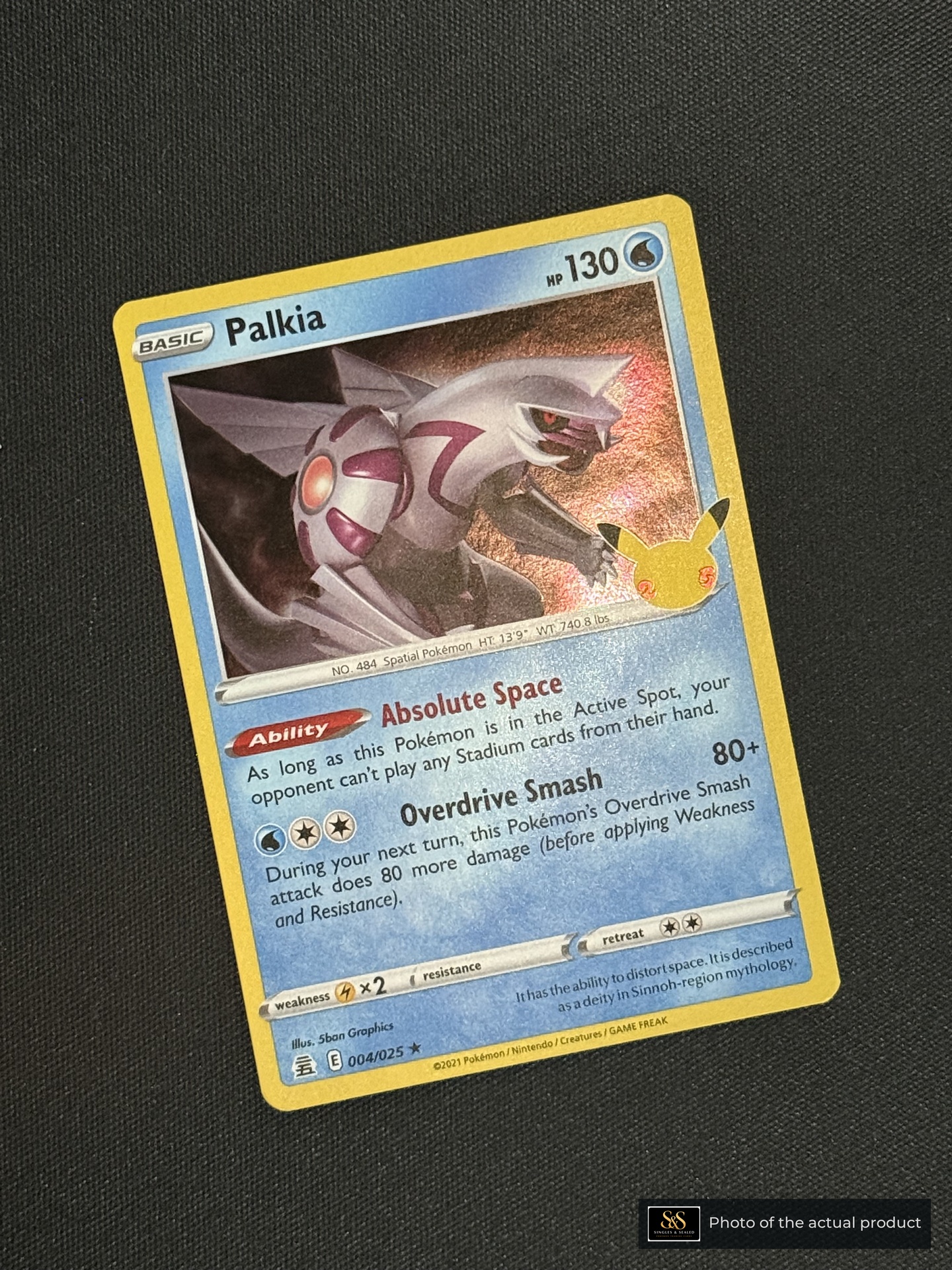 Palkia — echte voorzijde