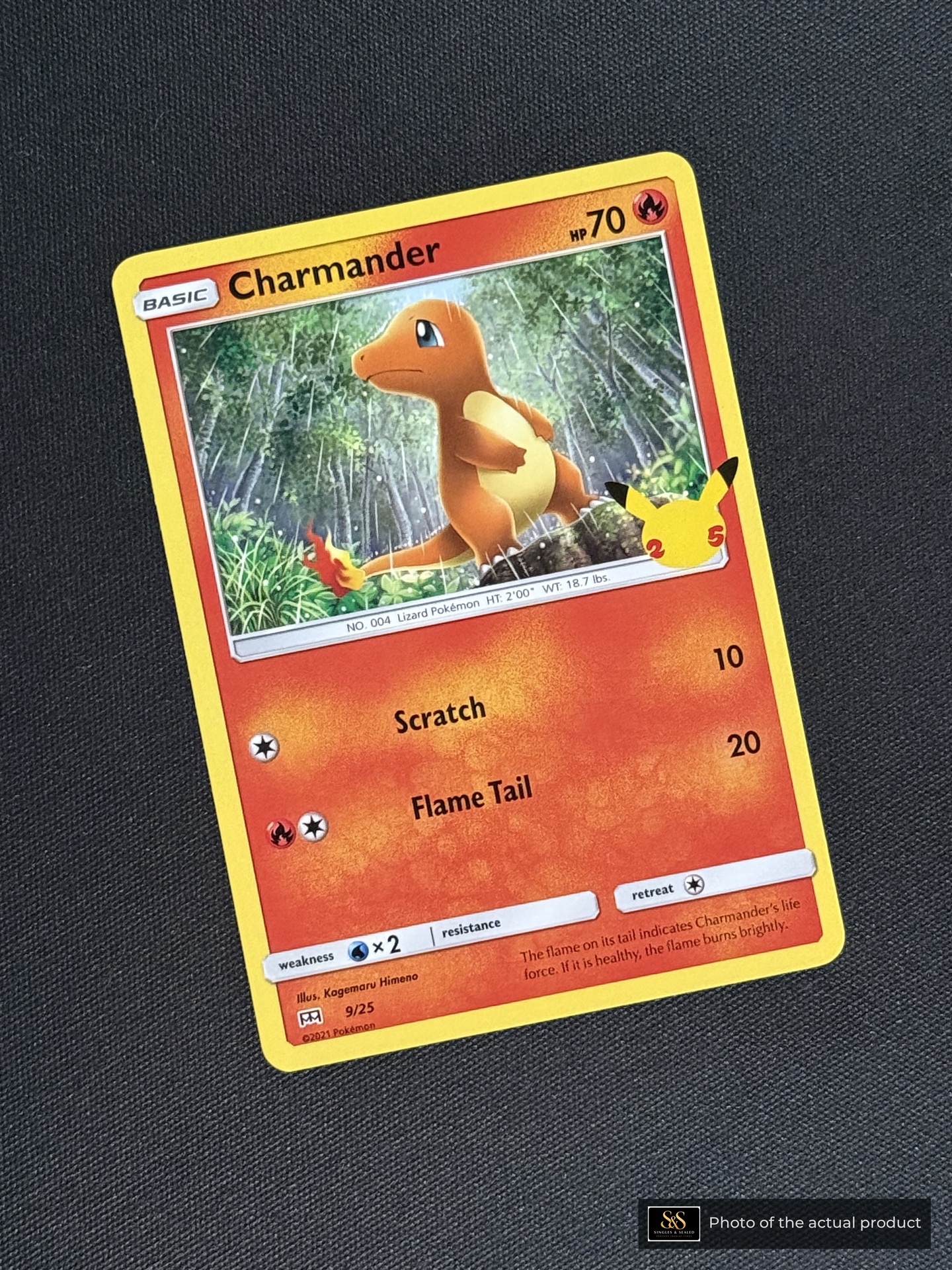 Charmander — echte voorzijde