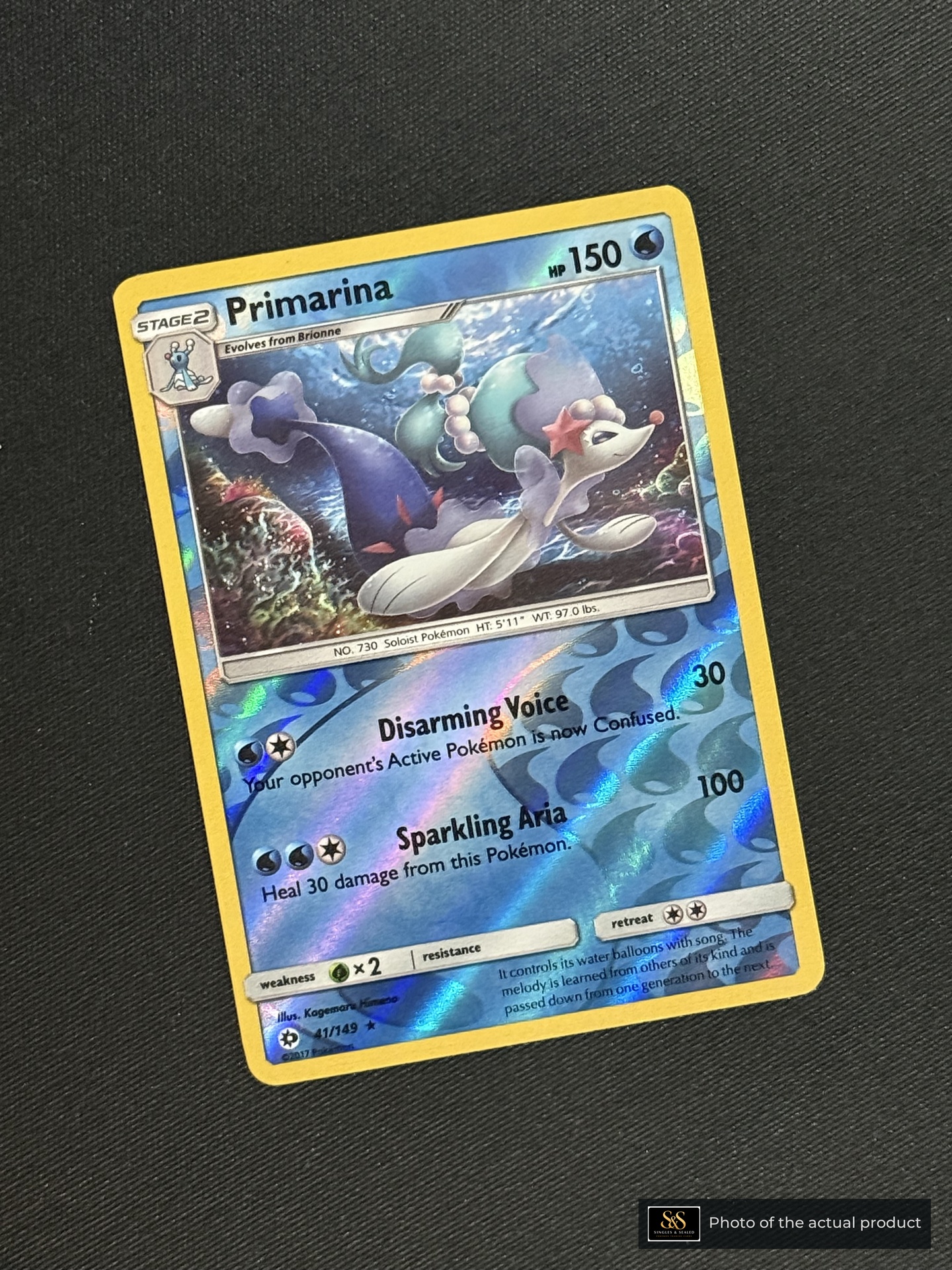 Primarina — echte voorzijde