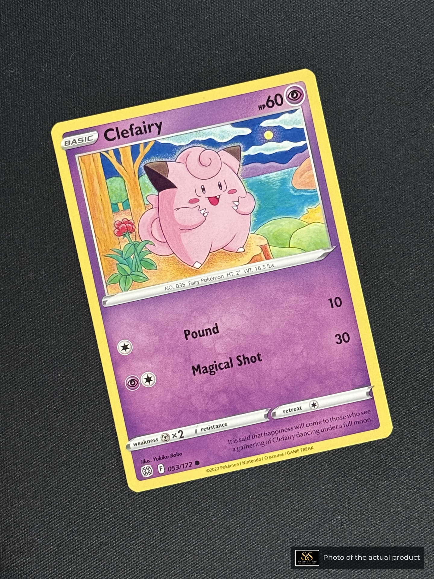 Clefairy — echte voorzijde