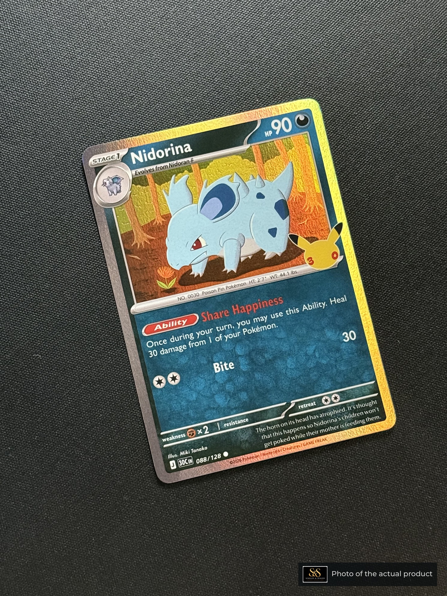 Nidorina — echte voorzijde